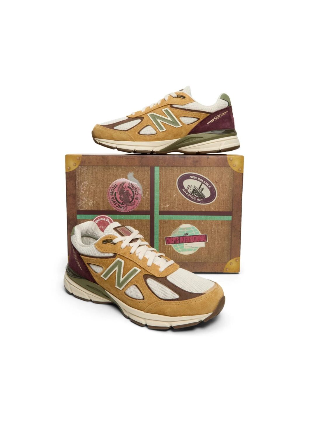 New Balance 990v4 MiUSA Concepts Patina - U990CP4 | ResellZone