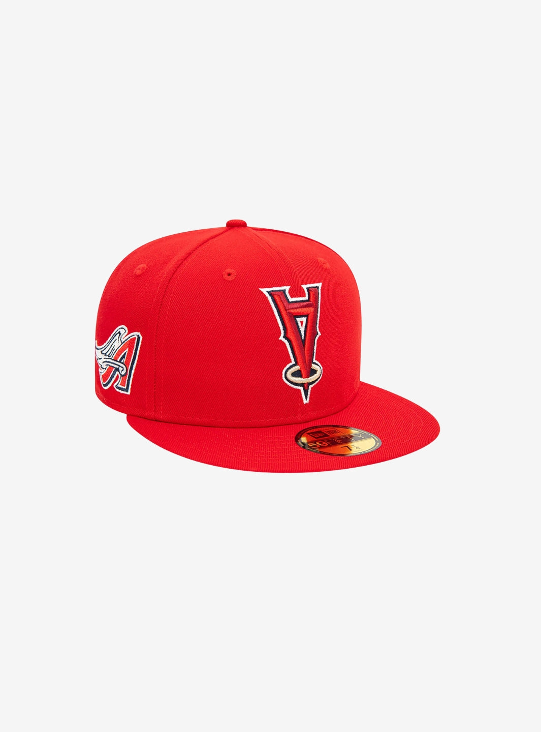 New Era Anaheim Angels Upside Down Red 59FIFTY Fitted Cap | ResellZone