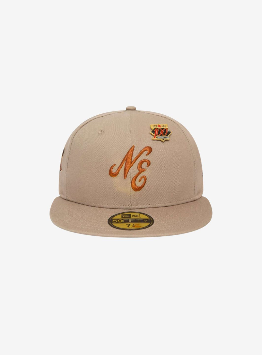 New Era Anniversary Script 59FIFTY Ash Brown Pin Cap | ResellZone
