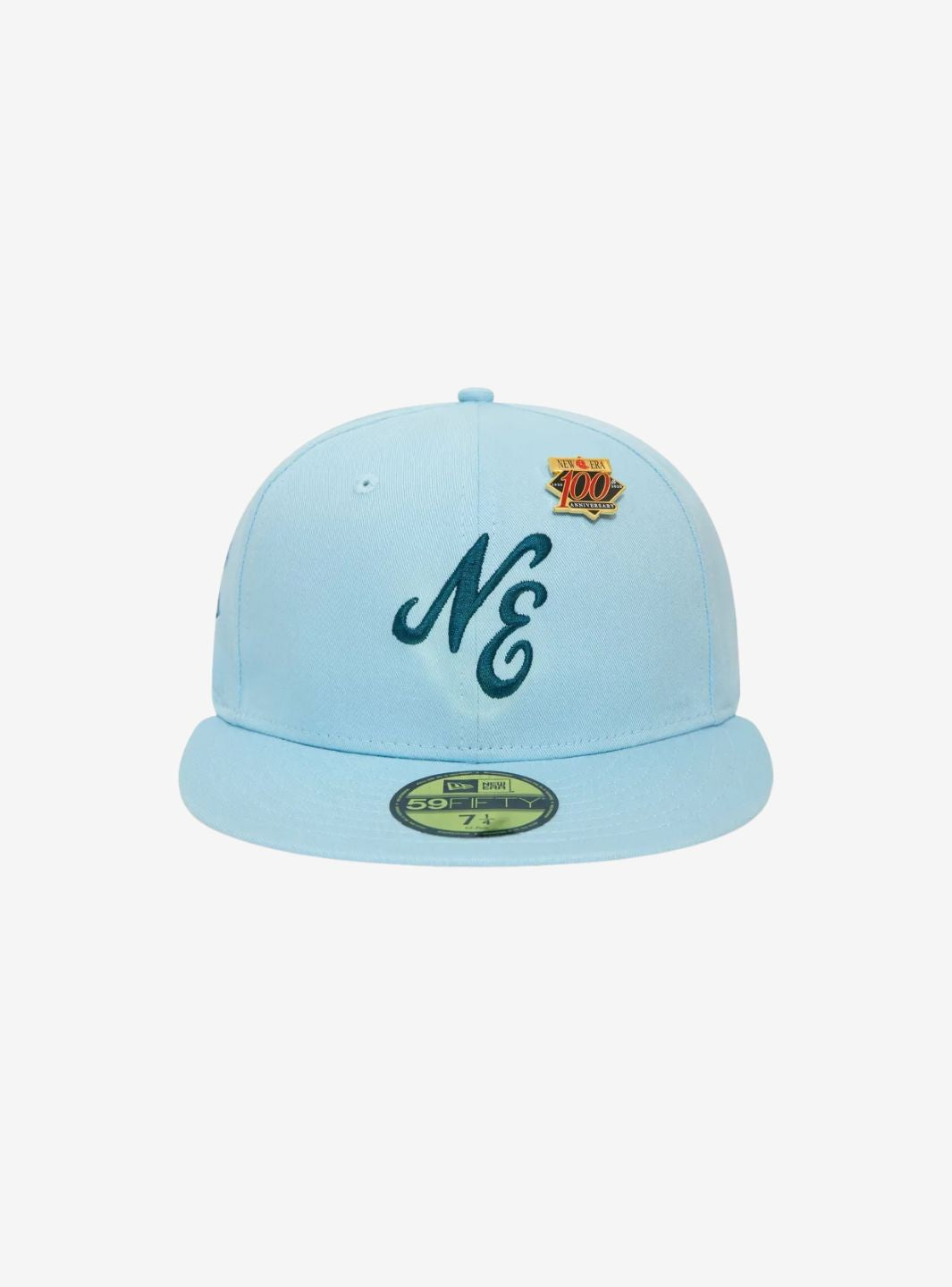 New Era Anniversary Script 59FIFTY Light Blue Pin Cap | ResellZone