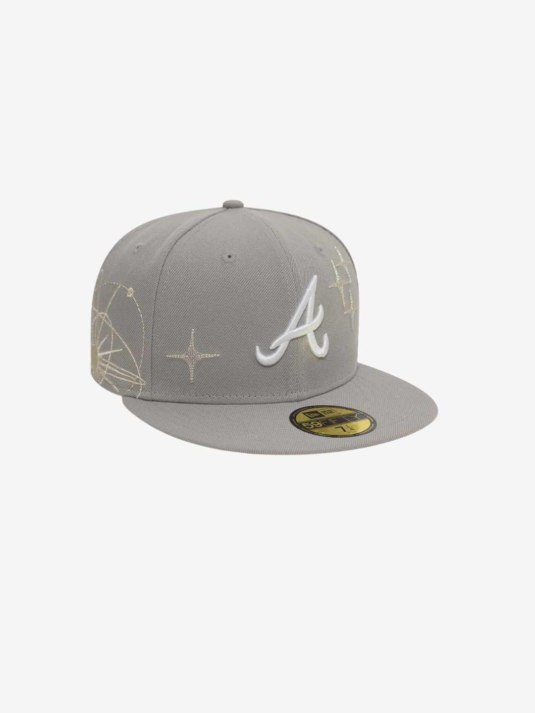 New Era Atlanta Braves MLB Zodiac Grey 59FIFTY Fitted Cap - 60580486 | ResellZone