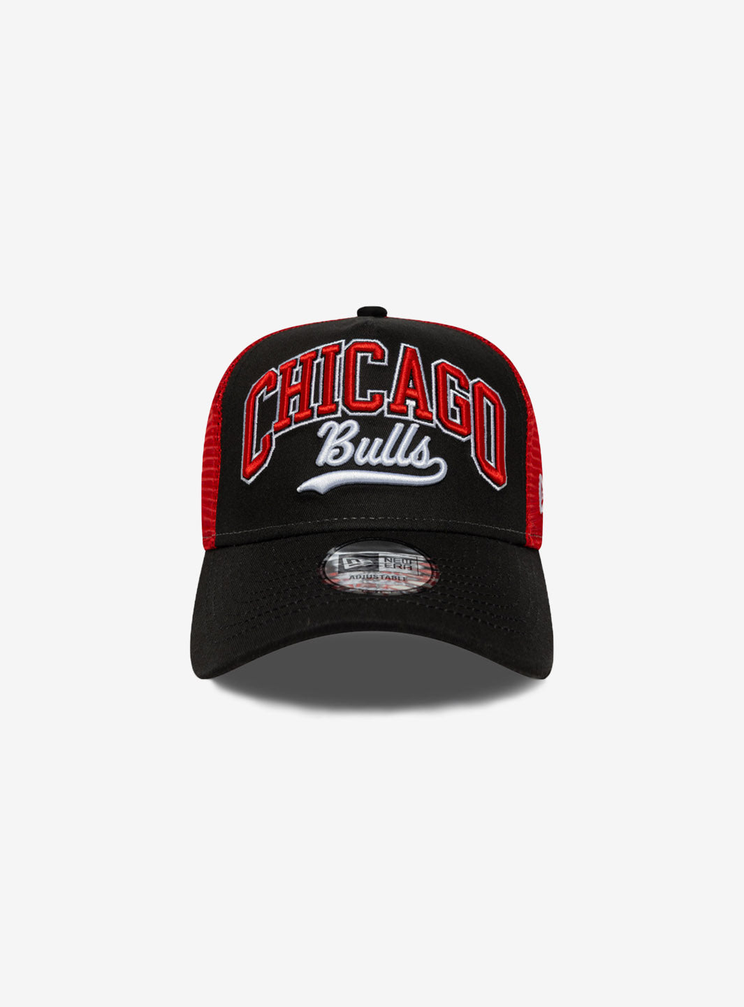 New Era Chicago Bulls NBA Script E-Frame Trucker 9FORTY Cap - 60667566 | ResellZone