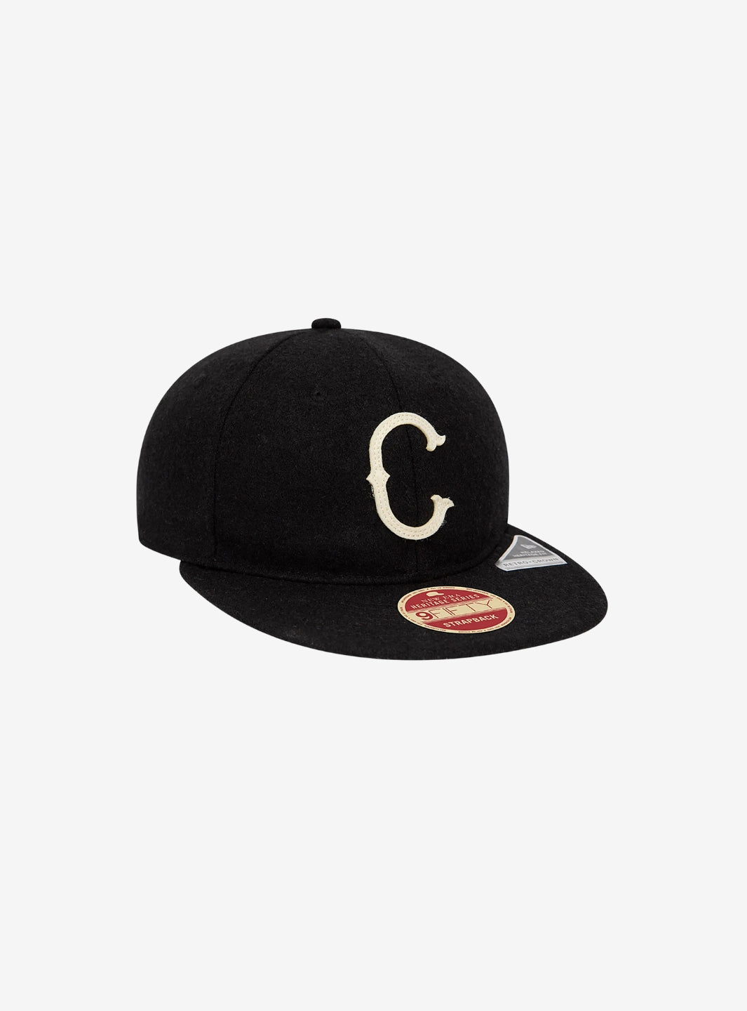 New Era Chicago White Sox Heritage Series Black Retro Crown 9FIFTY Strapback Cap | ResellZone