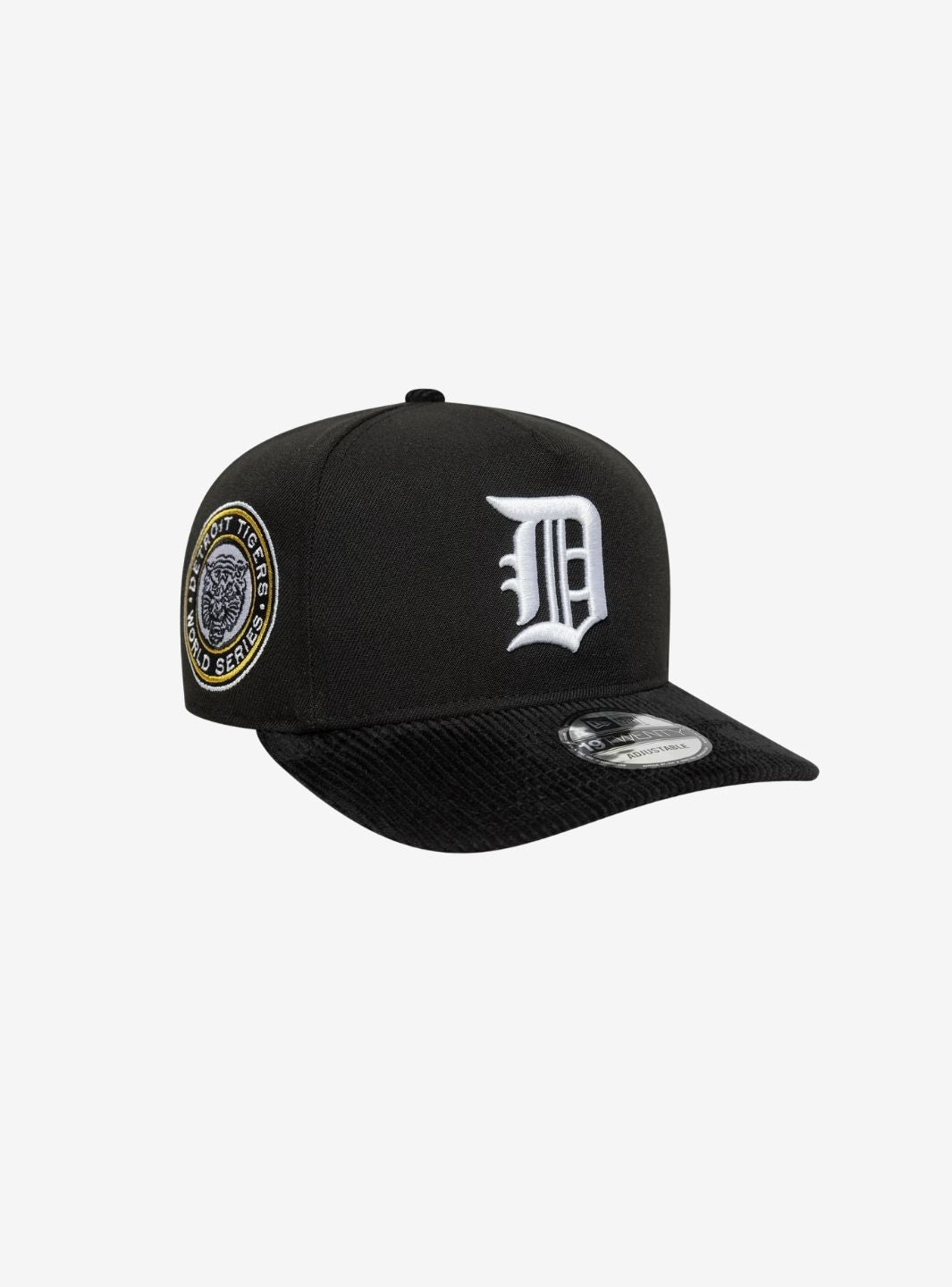 New Era Detroit Tigers MLB Cooperstown Cord Black 19TWENTY Adjustable Cap - 60758934 | ResellZone