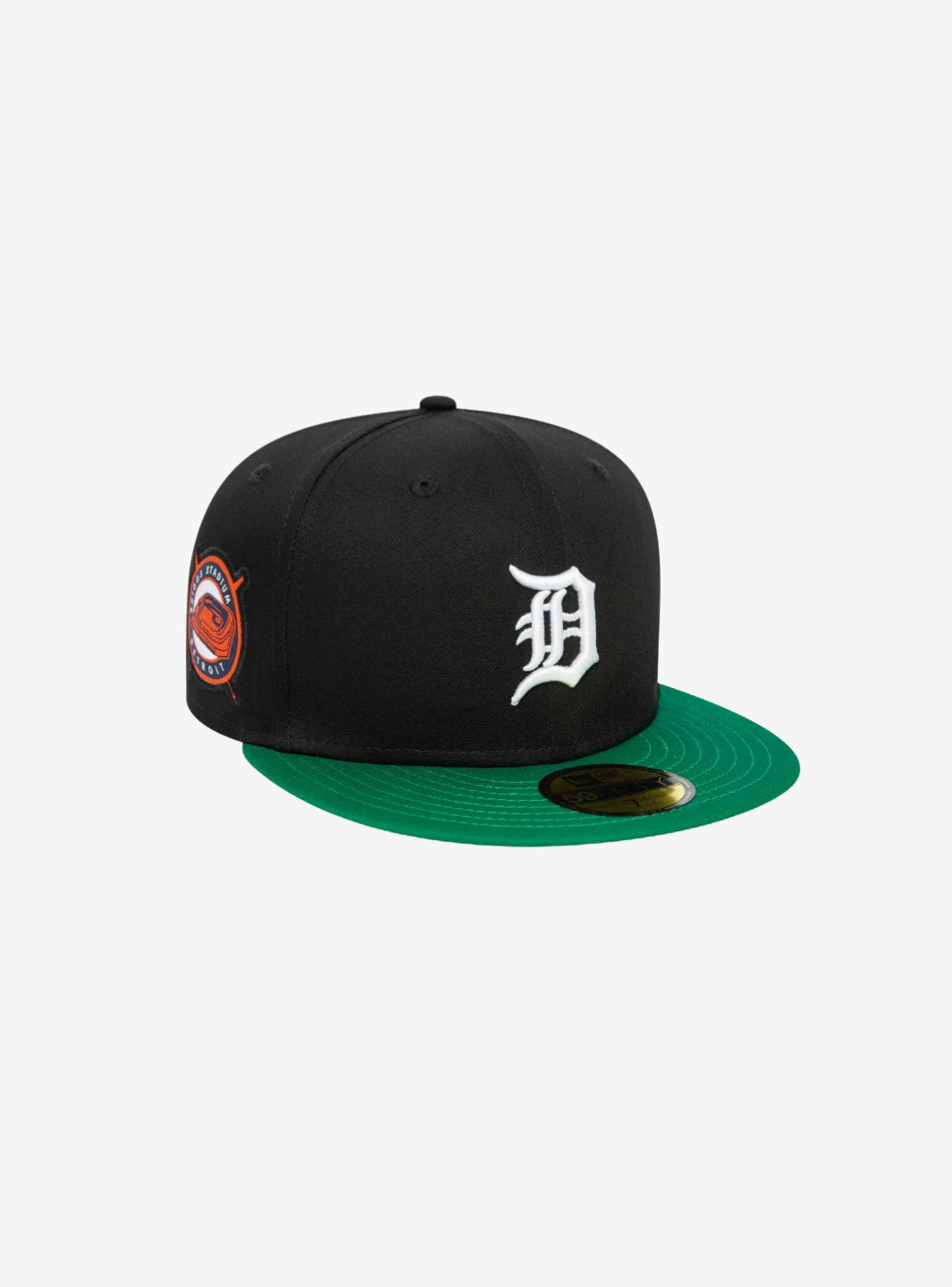 New Era Detroit Tigers Team Colour 59FIFTY Black/Green Fitted Cap | ResellZone