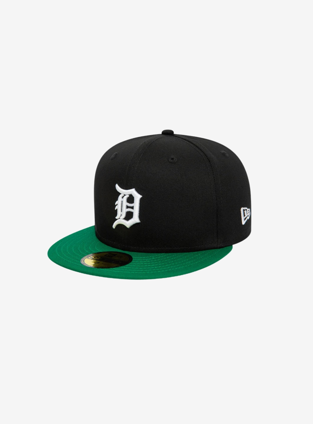 New Era Detroit Tigers Team Colour 59FIFTY Black/Green Fitted Cap | ResellZone
