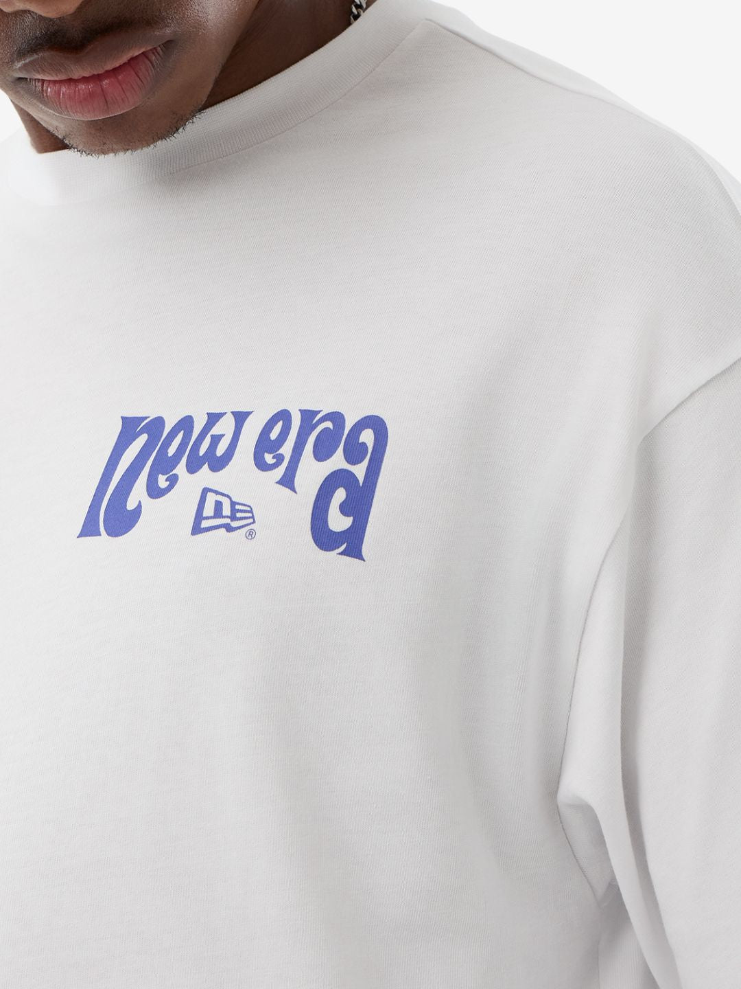 New Era Fun Graphic Oversized T-Shirt White - 60856181 | ResellZone