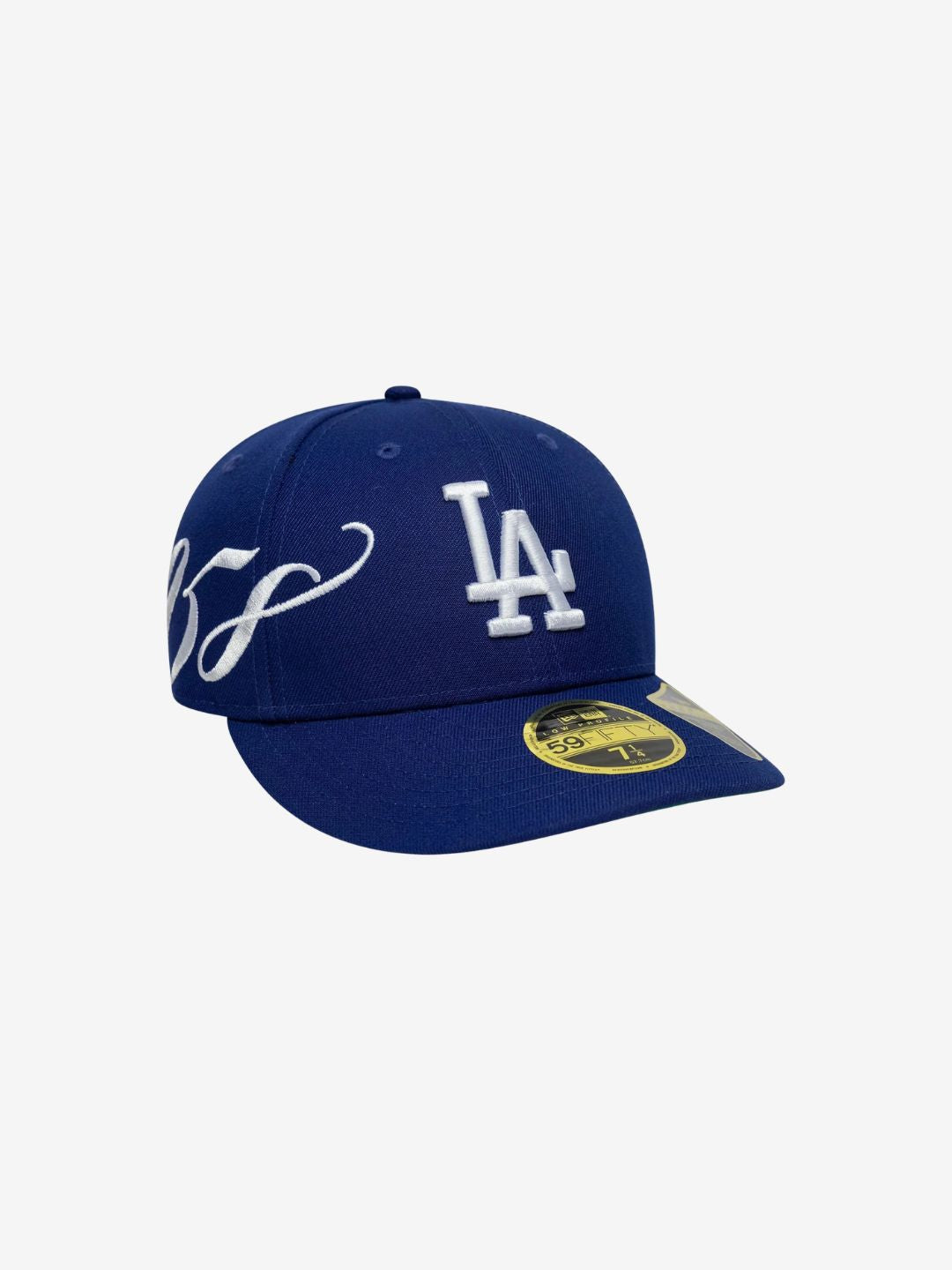 New Era LA Dodgers MLB Est Script Dark Blue Low Profile 59FIFTY Fitted Cap - 60771830 | ResellZone