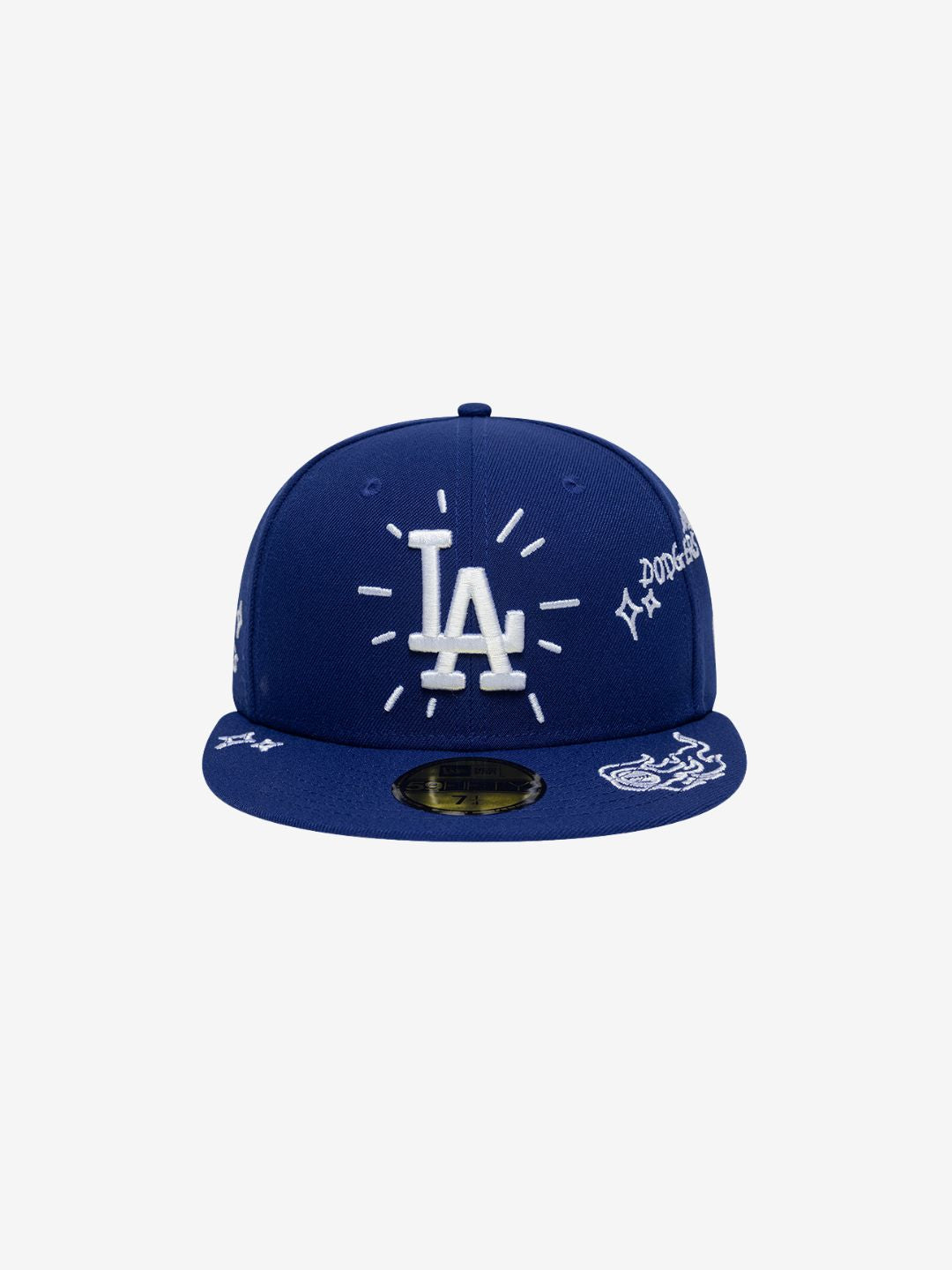 New Era Los Angeles Dodgers Scribble MLB 59FIFTY Blue Fitted Cap | ResellZone