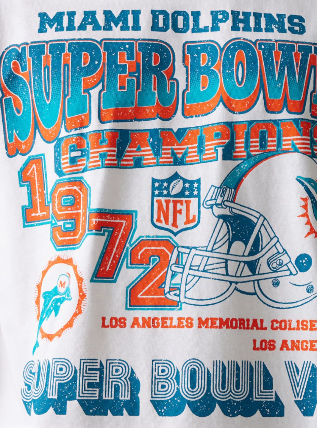 New Era Miami Dolphins NFL Super Bowl White Oversized T-Shirt - 60667919 | ResellZone