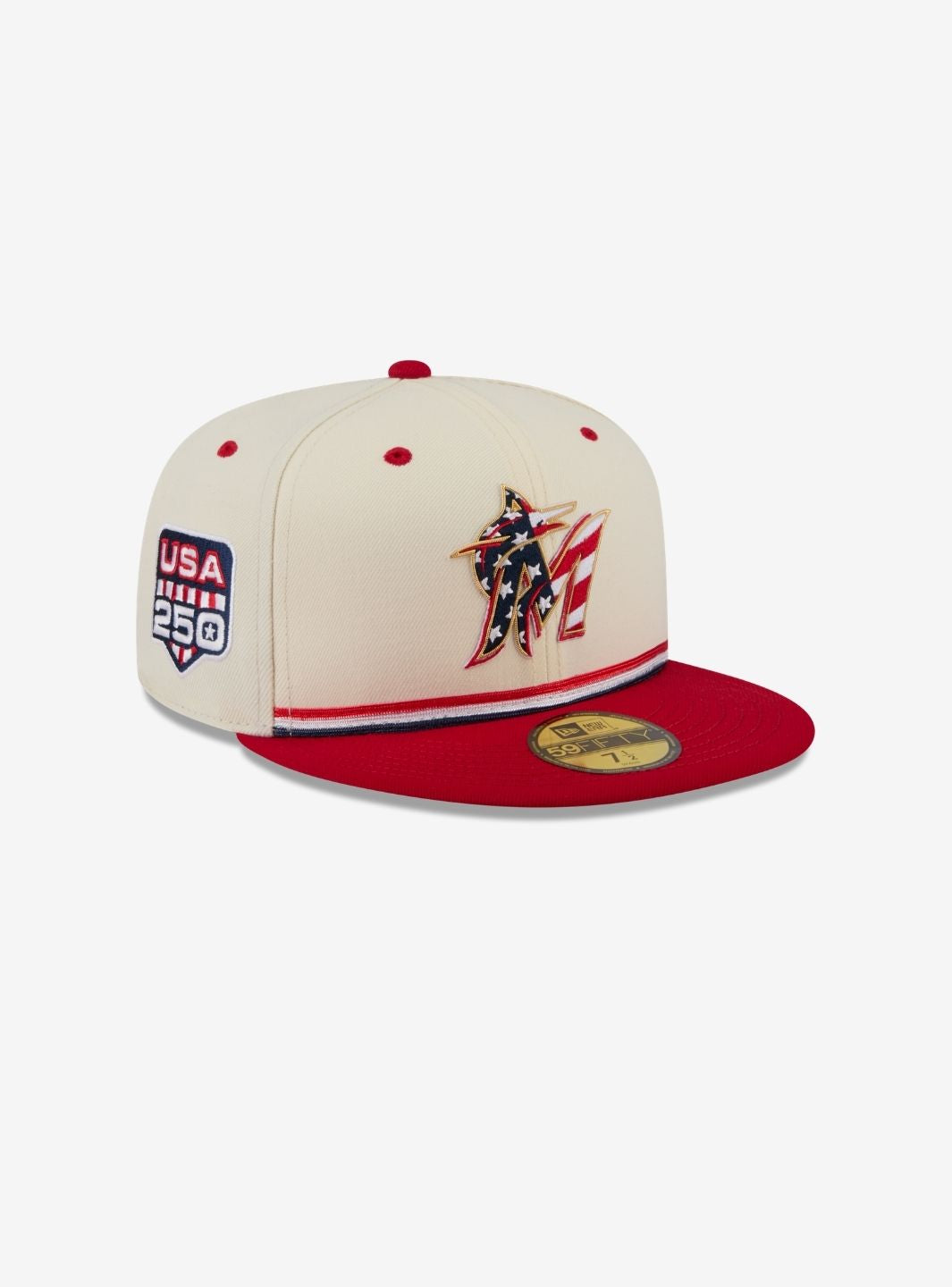 New Era Miami Marlins 4th of July 59FIFTY Fitted Cap | ResellZone