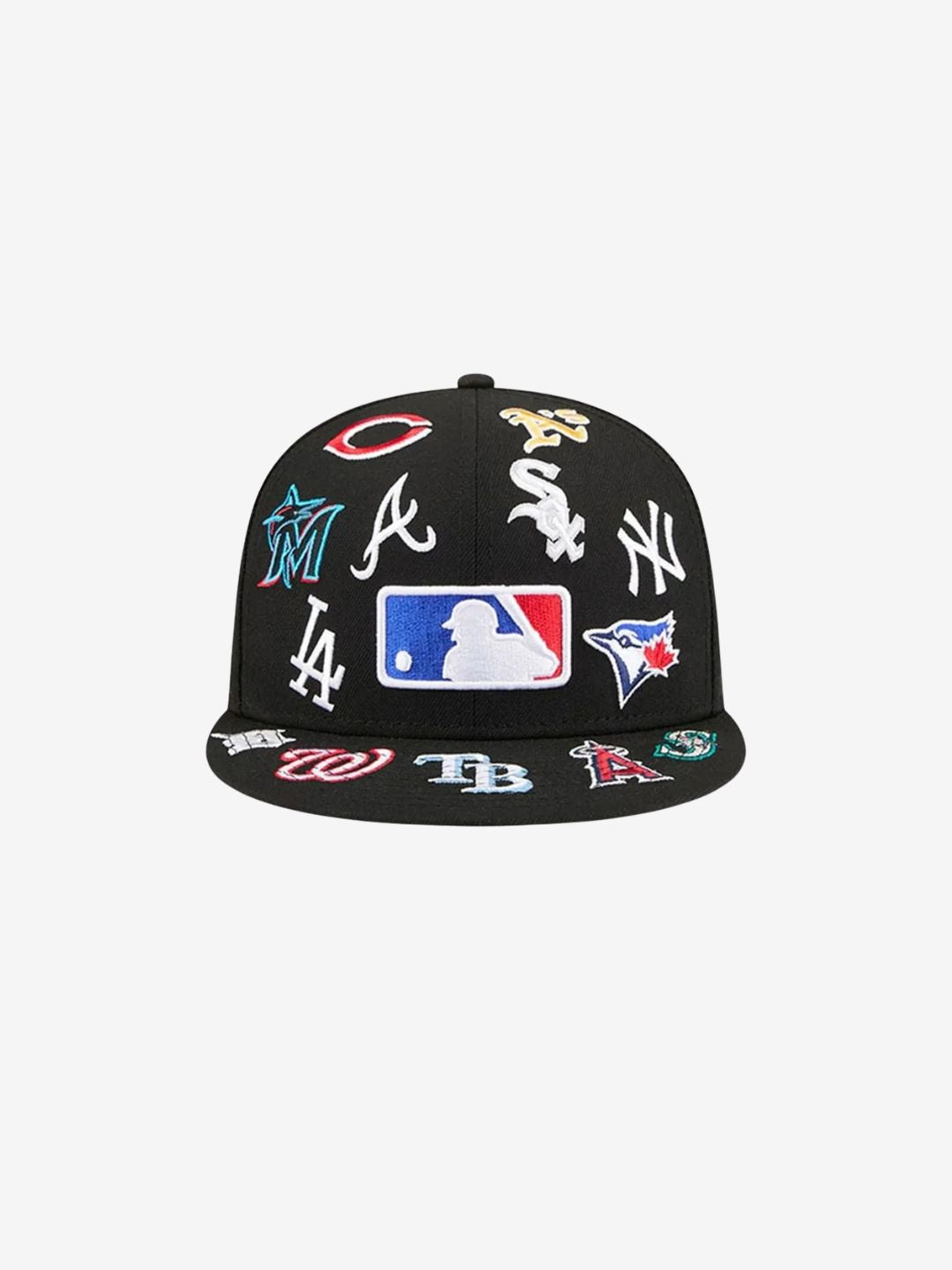 New Era MLB All Over Black 59FIFTY Fitted Cap | ResellZone