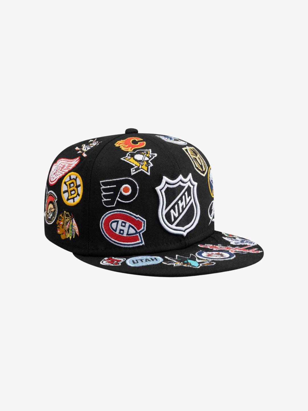 New Era National Hockey League 59FIFTY Black Fitted Cap | ResellZone