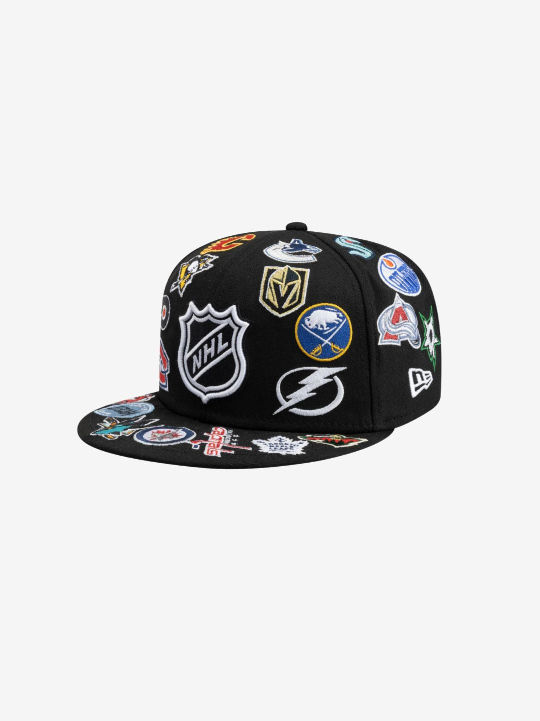 New Era National Hockey League 59FIFTY Black Fitted Cap | ResellZone