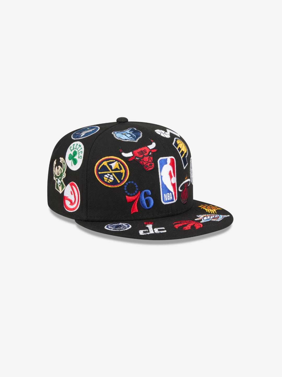 New Era NBA All Over Black 59FIFTY Fitted Cap - 60803222 | ResellZone
