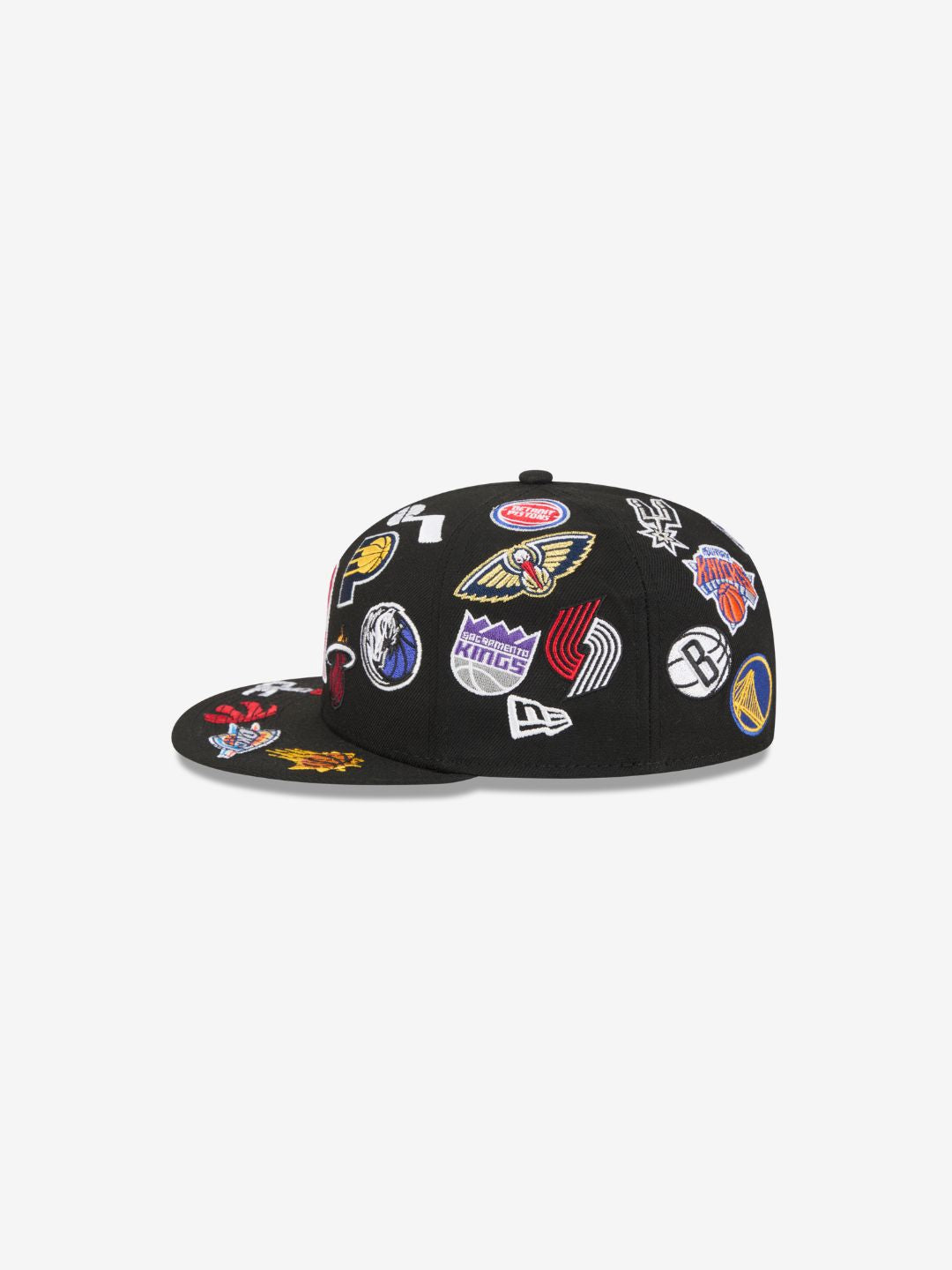 New Era NBA All Over Black 59FIFTY Fitted Cap - 60803222 | ResellZone