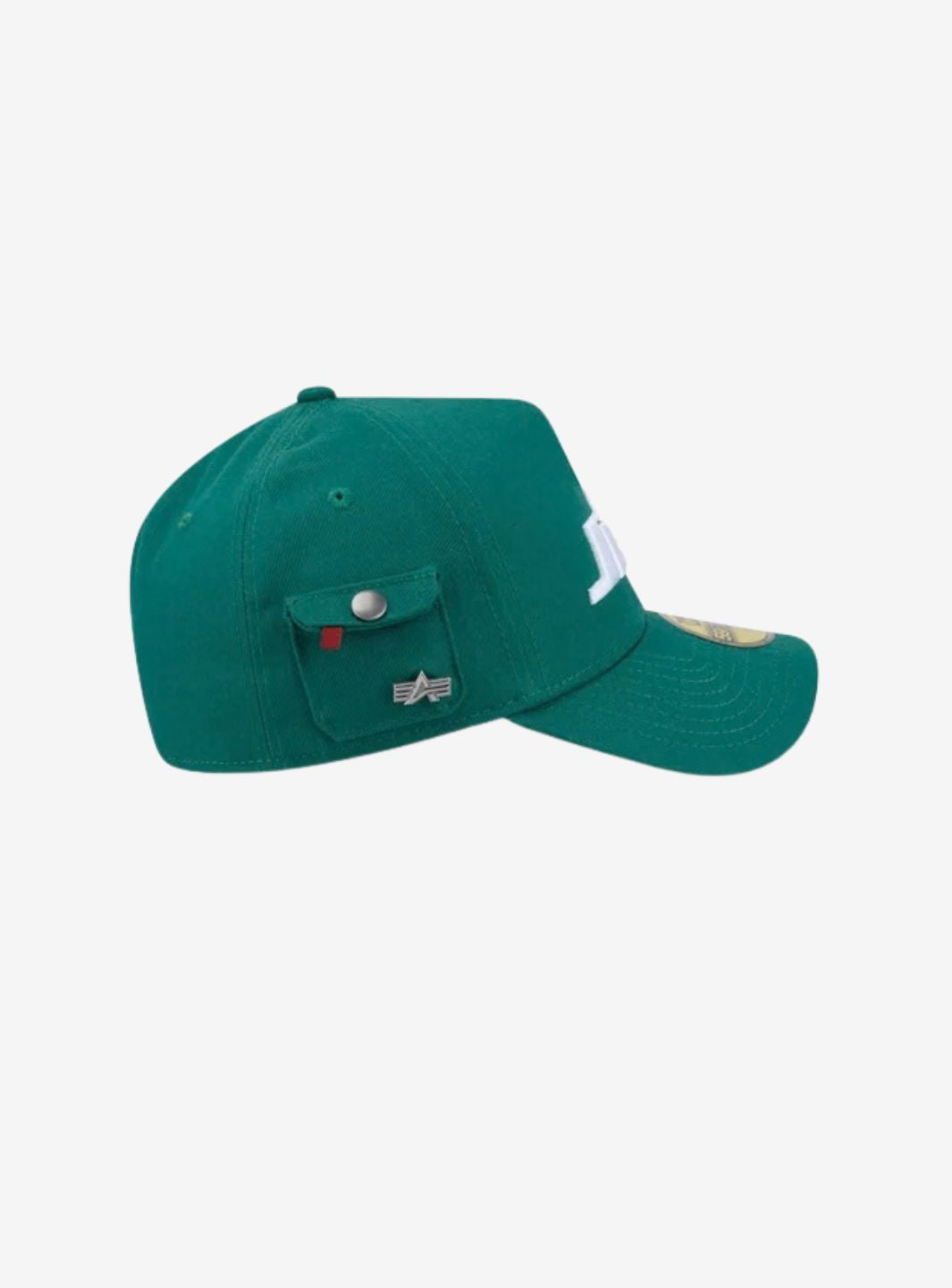 New Era New York Jets NFL Alpha Industries Black 59FORTY A-Frame Fitted Cap | ResellZone