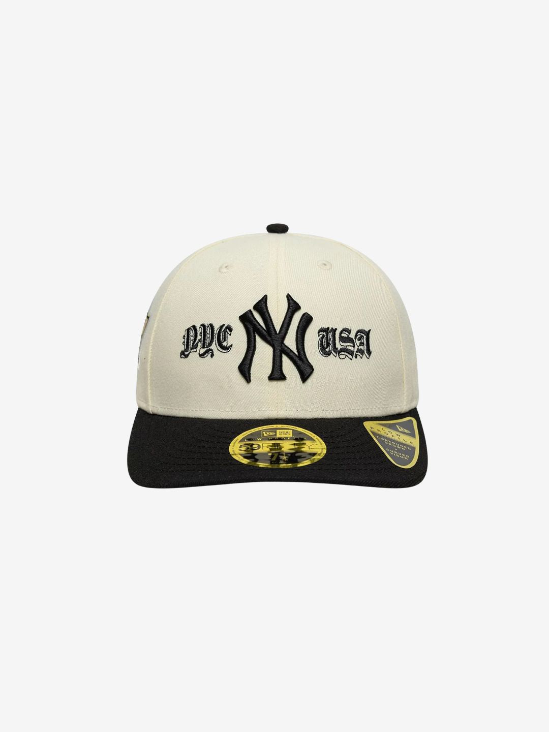 New Era New York Yankees MLB Cooperstown Cream Low Profile 59FIFTY Fitted Cap - 60771843 | ResellZone
