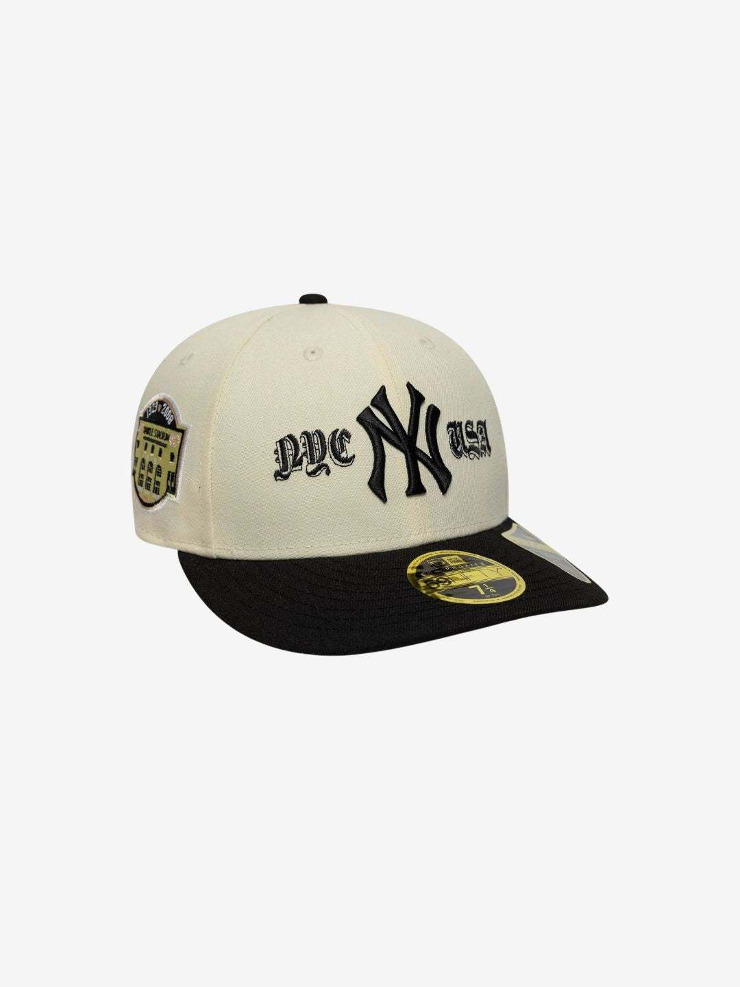 New Era New York Yankees MLB Cooperstown Cream Low Profile 59FIFTY Fitted Cap - 60771843 | ResellZone