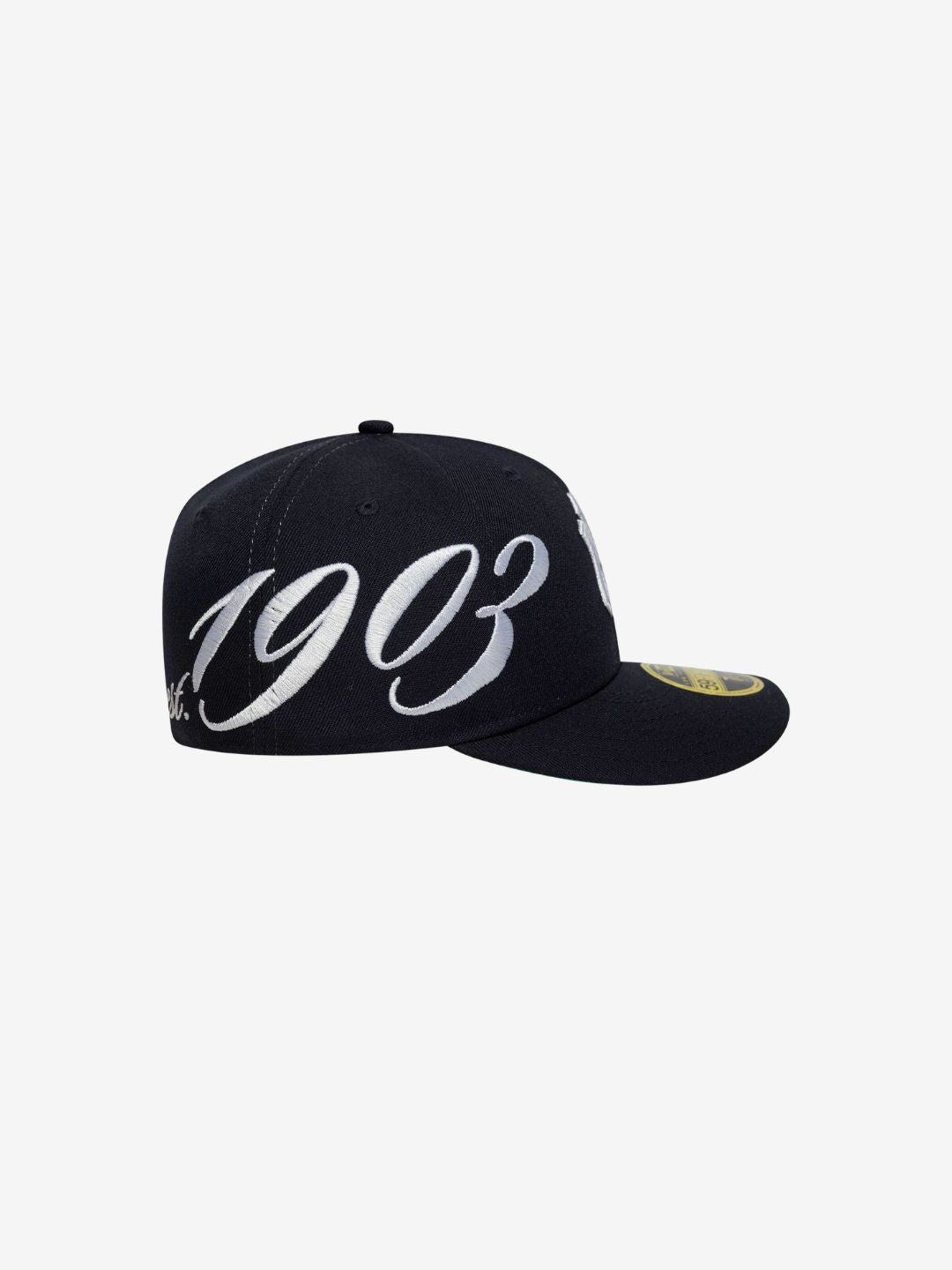 New Era New York Yankees MLB Est Script Navy Low Profile 59FIFTY Fitted Cap - 60771833 | ResellZone