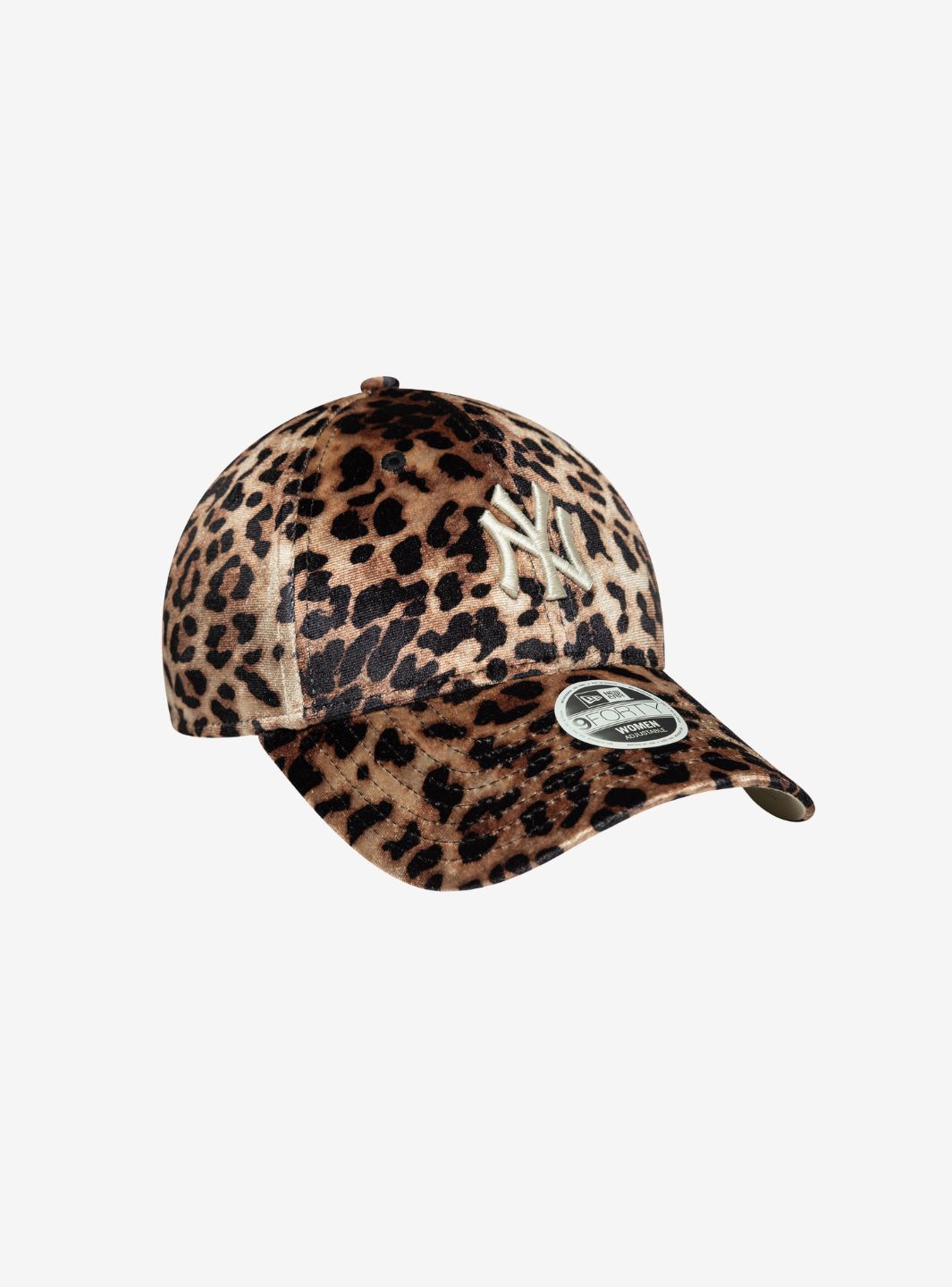 New Era New York Yankees Womens MLB Leo Velour Dark Brown 9FORTY Adjustable Cap | ResellZone