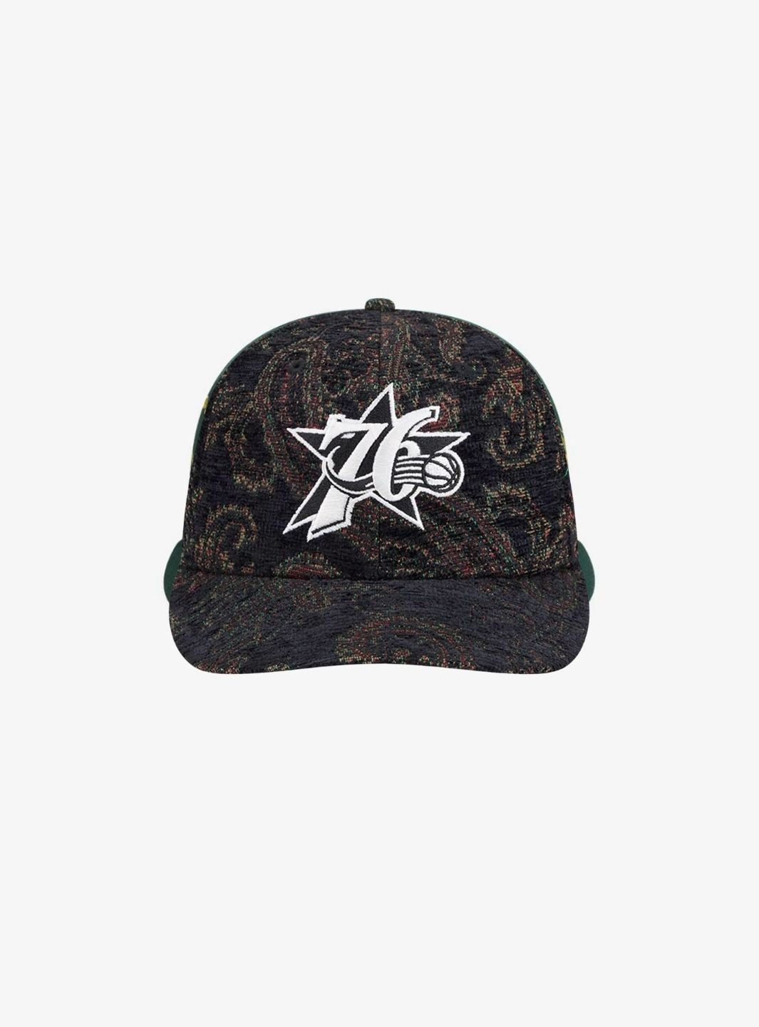 New Era Philadelphia 76ers NBA Jacquard Chenille Black 59FIFTY Fitted Cap - 60917004 | ResellZone