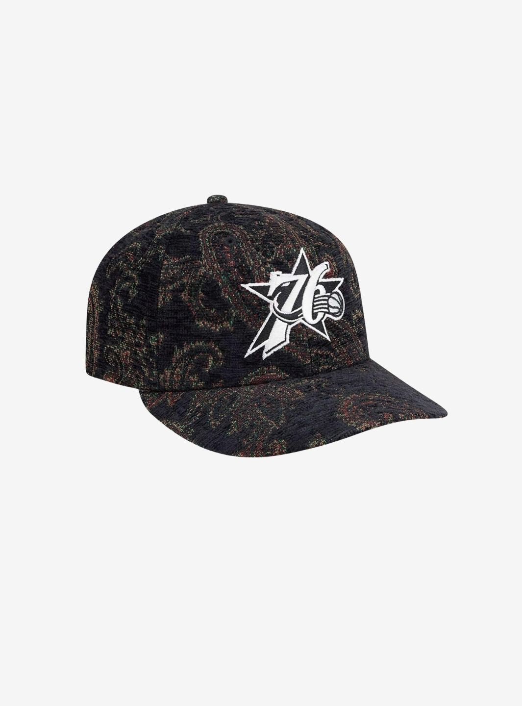 New Era Philadelphia 76ers NBA Jacquard Chenille Black 59FIFTY Fitted Cap - 60917004 | ResellZone
