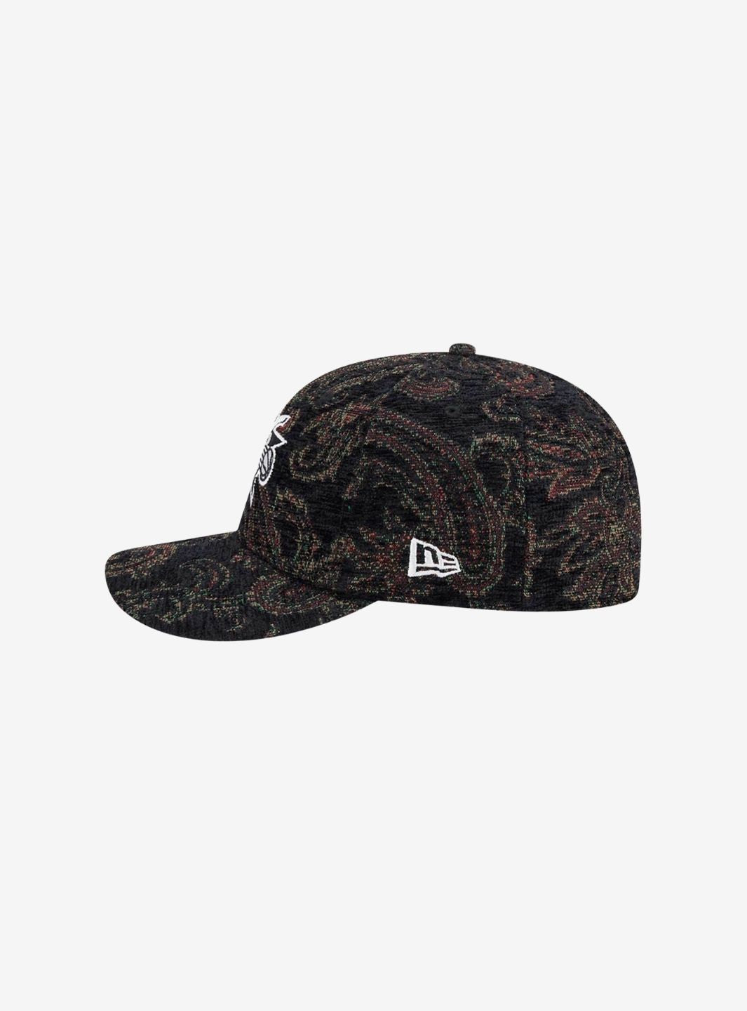 New Era Philadelphia 76ers NBA Jacquard Chenille Black 59FIFTY Fitted Cap - 60917004 | ResellZone