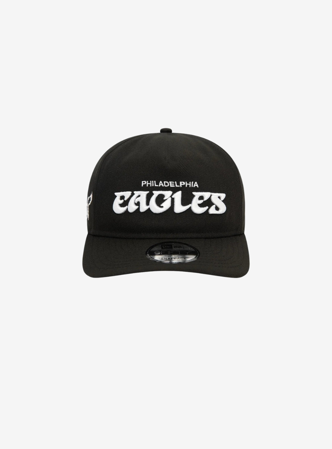 New Era Philadelphia Eagles NFL Curved Brim 9FIFTY A-Frame Coaches Black Snapback Cap | ResellZone