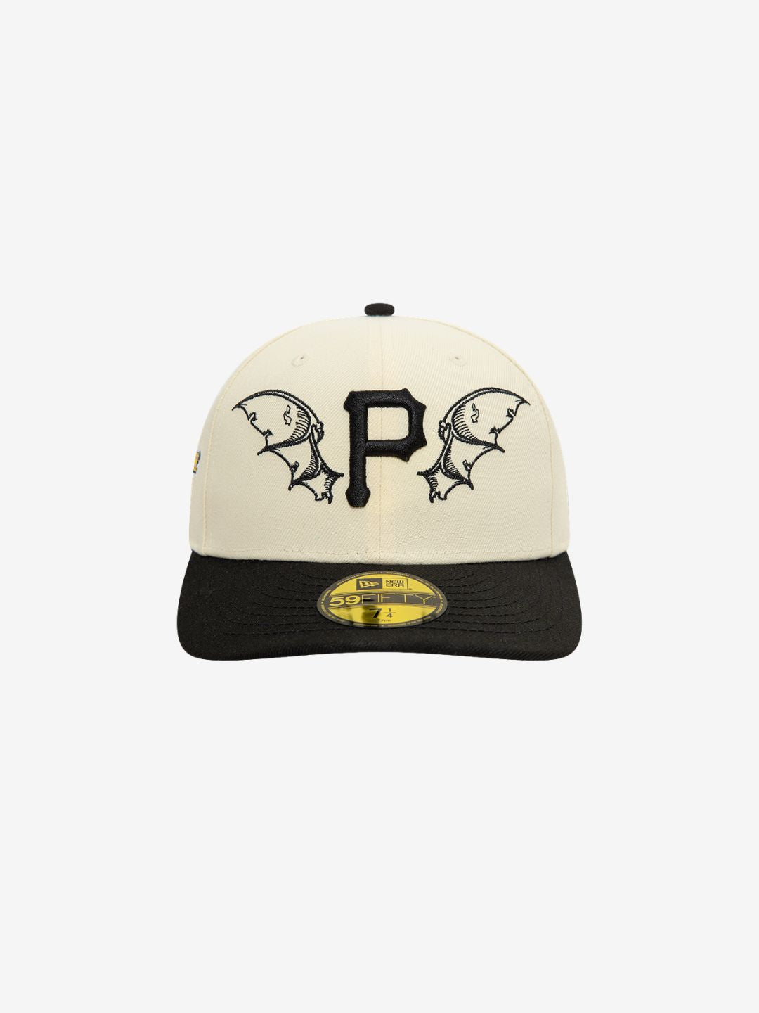 New Era Pittsburgh Pirates MLB Team Wings Light Beige 59FIFTY Fitted Cap | ResellZone