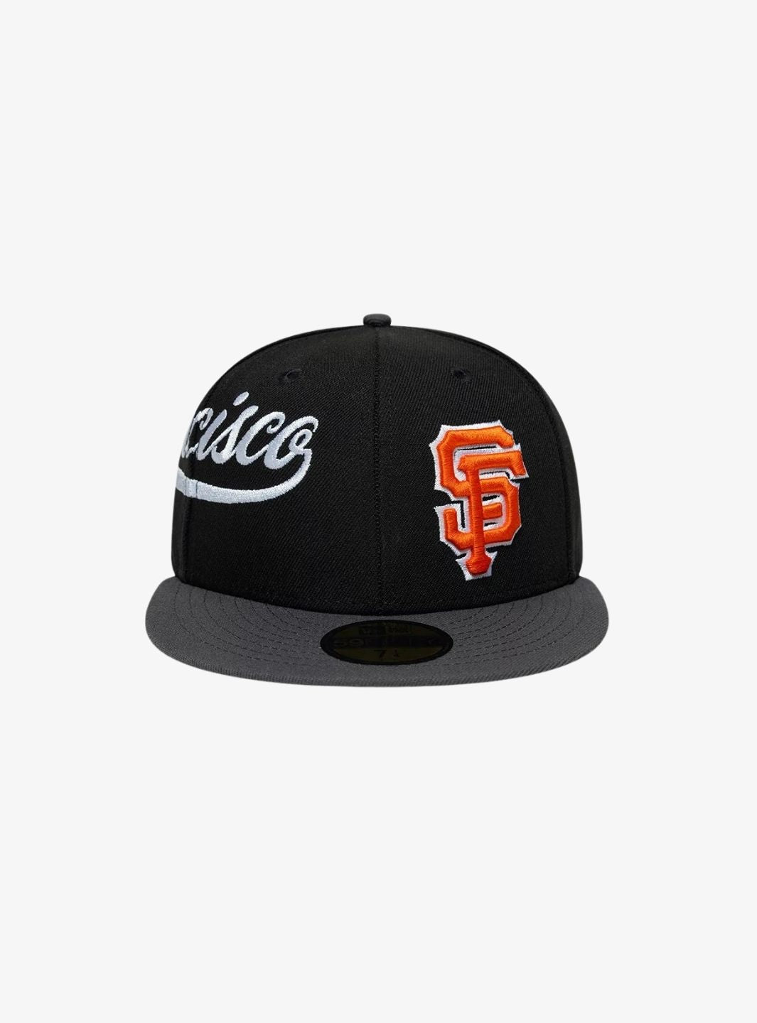 New Era San Francisco Giants MLB Multi Logo Satin Lined Black 59FIFTY Fitted Cap
