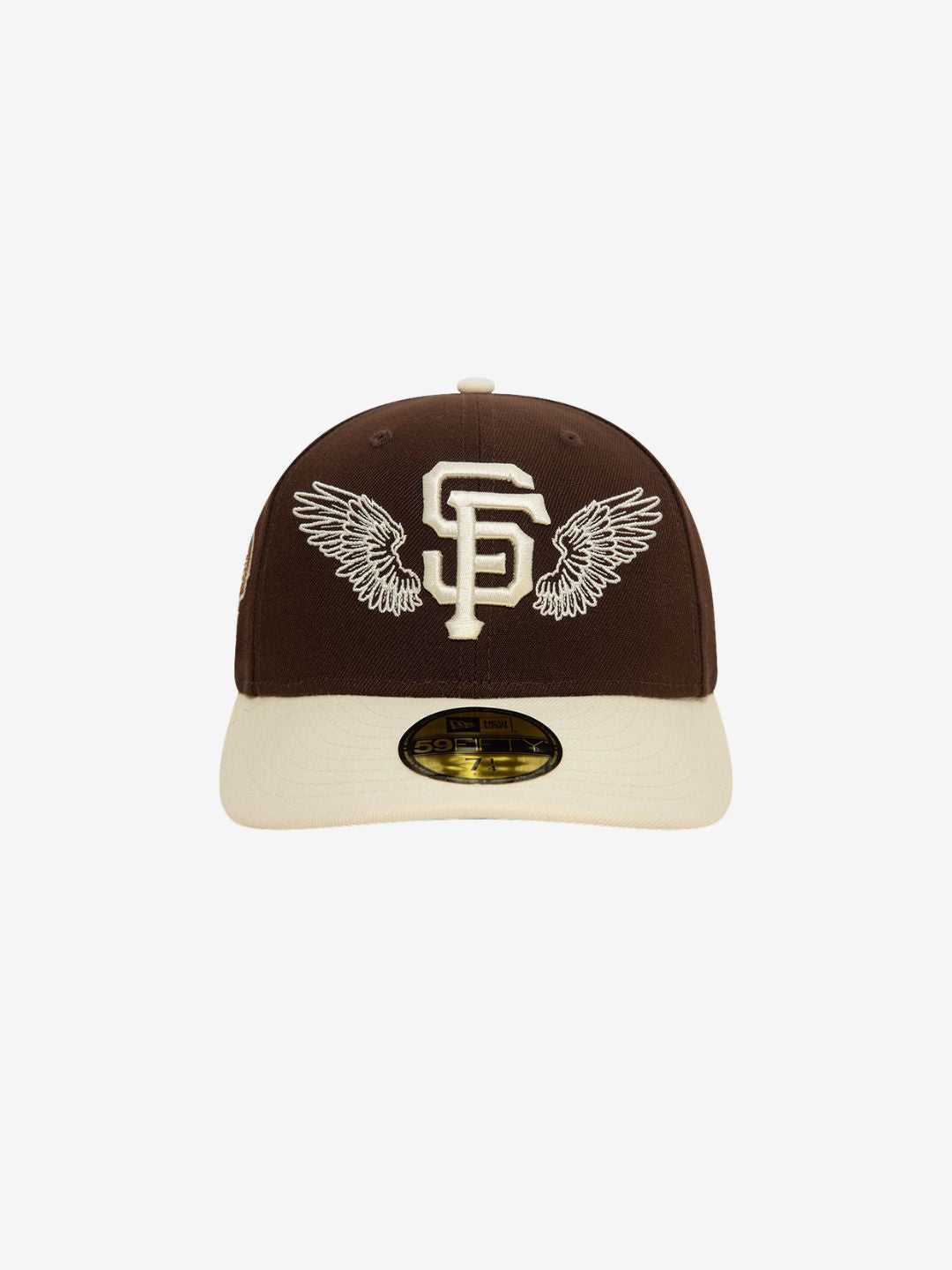 New Era San Francisco Giants MLB Team Wings Dark Brown 59FIFTY Fitted Cap | ResellZone