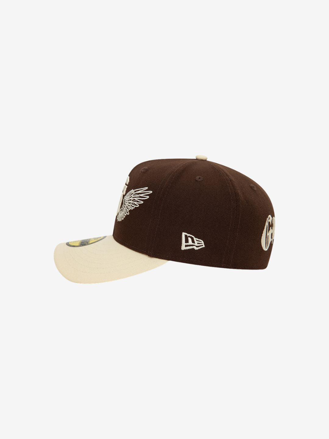 New Era San Francisco Giants MLB Team Wings Dark Brown 59FIFTY Fitted Cap | ResellZone