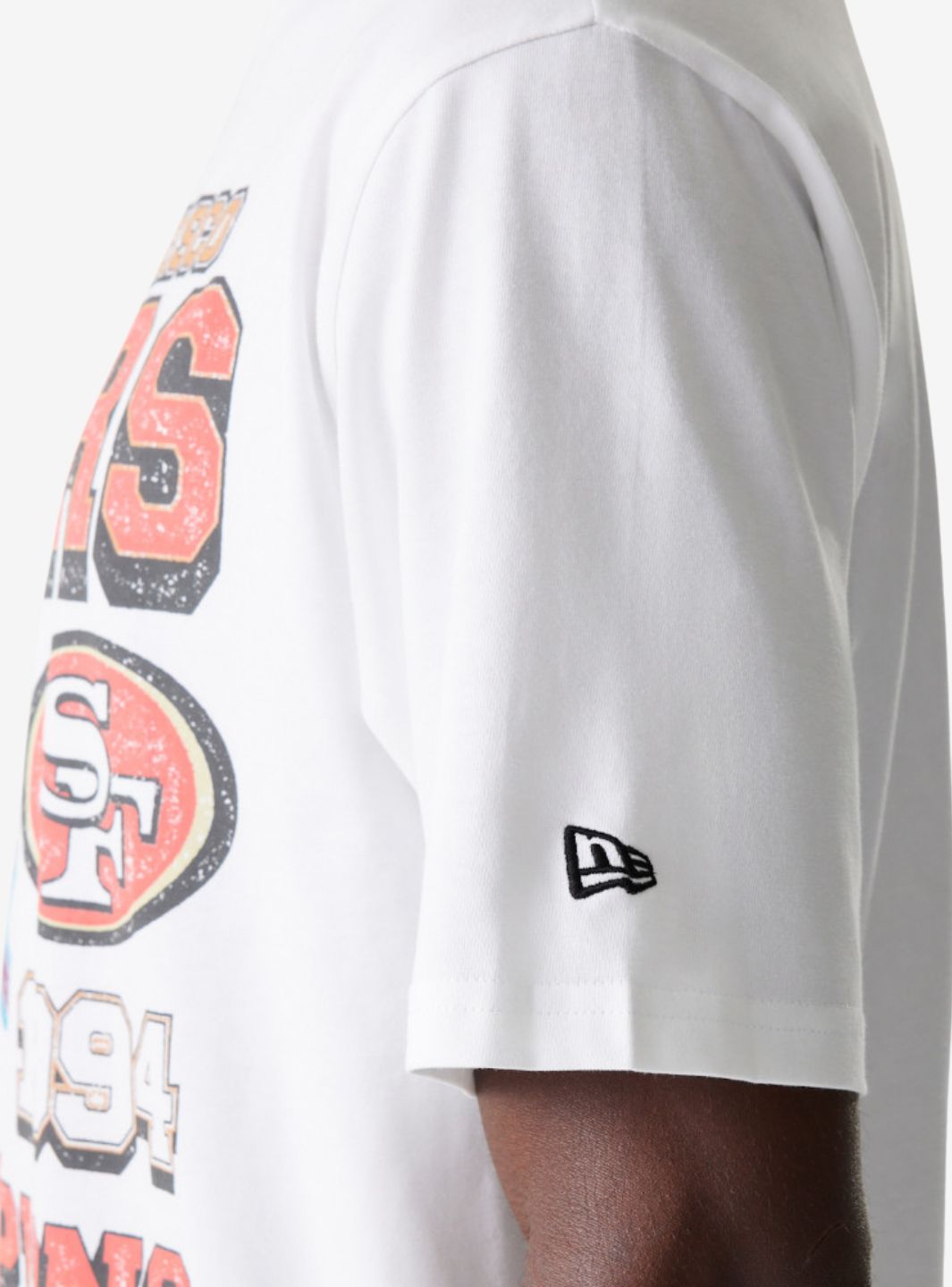 New Era San Francisco 49ers NFL Super Bowl White Oversized T-Shirt - 60667913 | ResellZone