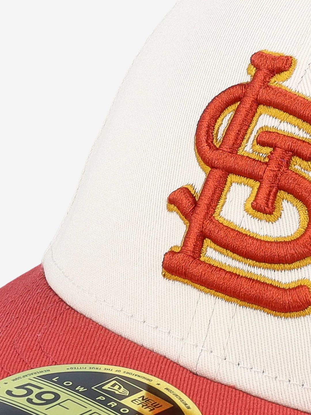 New Era St. Louis Cardinals Seasonal World Series 59FIFTY Low Profile Natural/Red Fitted | ResellZone