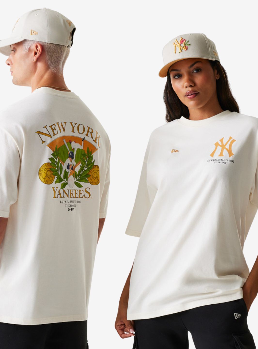 New Era T-Shirt Oversized New York Yankees MLB Baseball Graphic - 60667854 | ResellZone