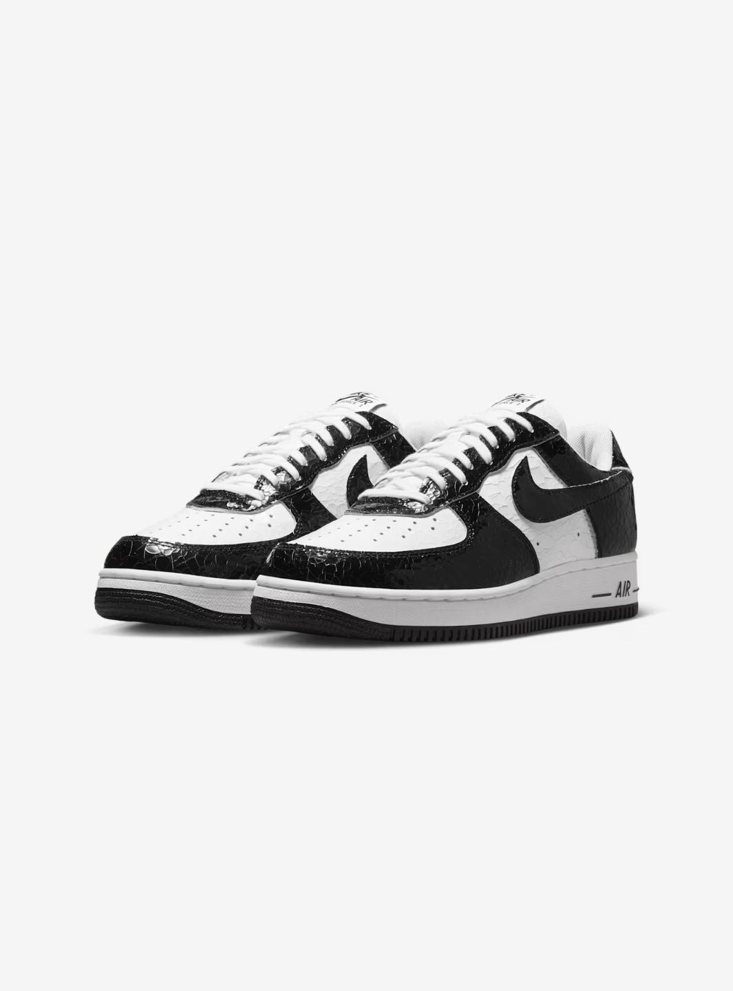 Nike Air Force 1 Low '01 Cracked Leather Black White - JA0248-001 | ResellZone