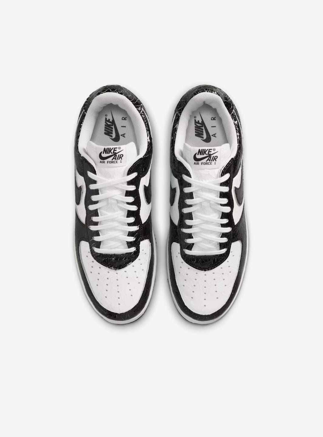 Nike Air Force 1 Low '01 Cracked Leather Black White - JA0248-001 | ResellZone