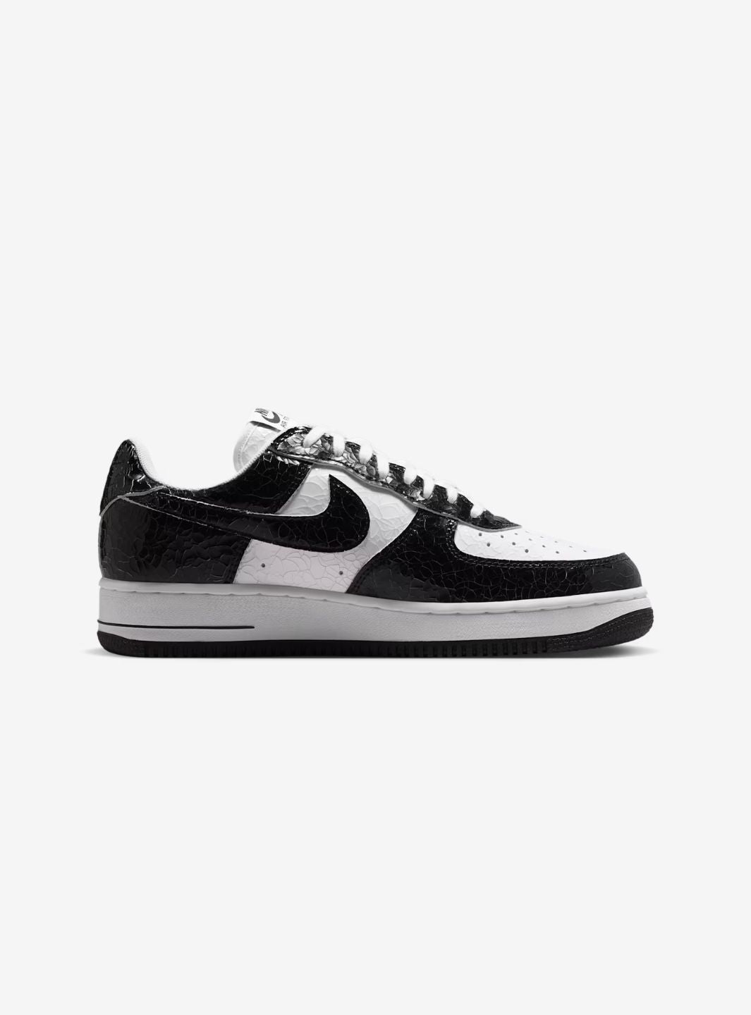Nike Air Force 1 Low '01 Cracked Leather Black White - JA0248-001 | ResellZone