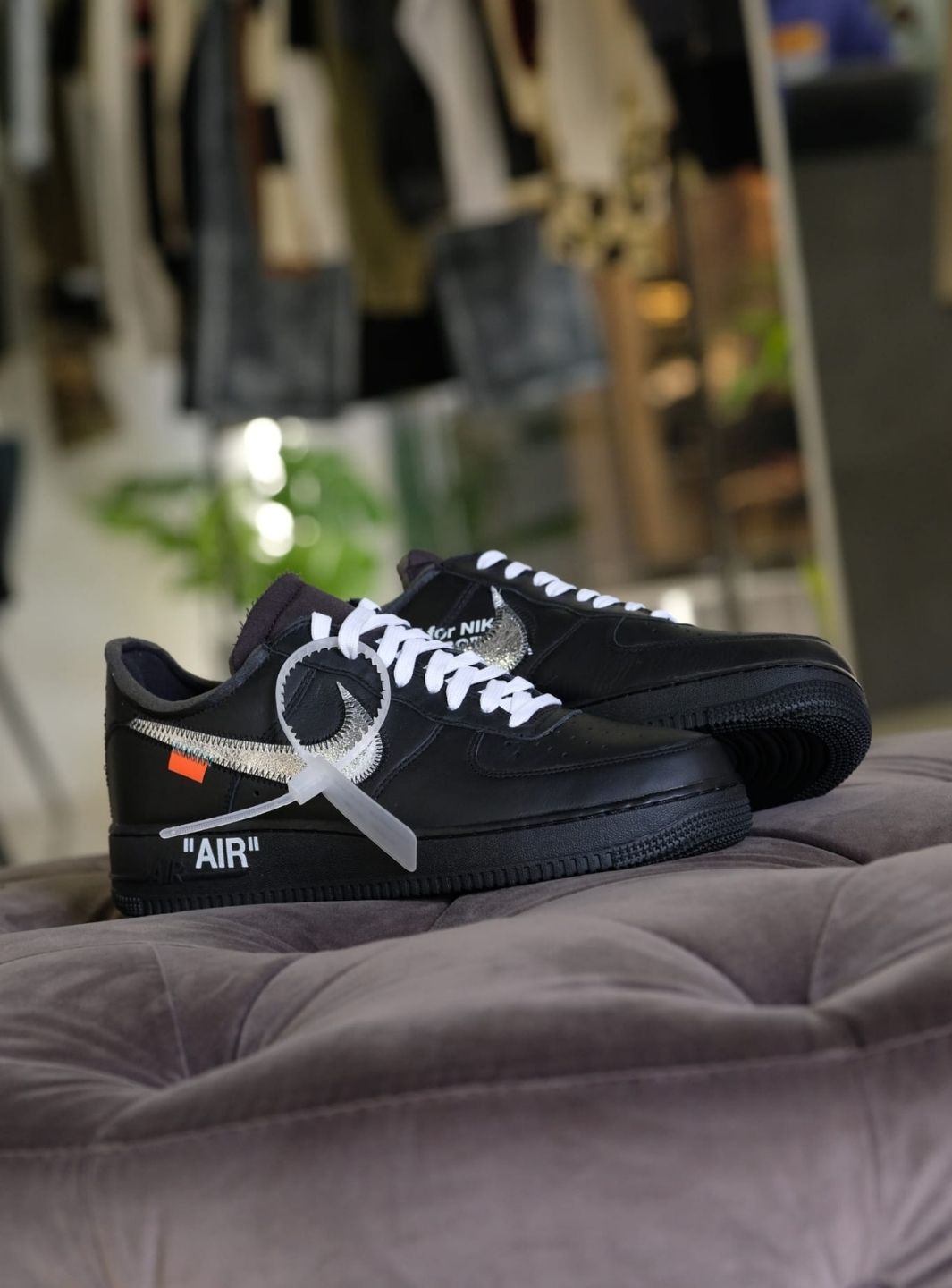Nike Air Force 1 Low '07 Off-White MoMA (with Socks) - AV5210-001 | ResellZone