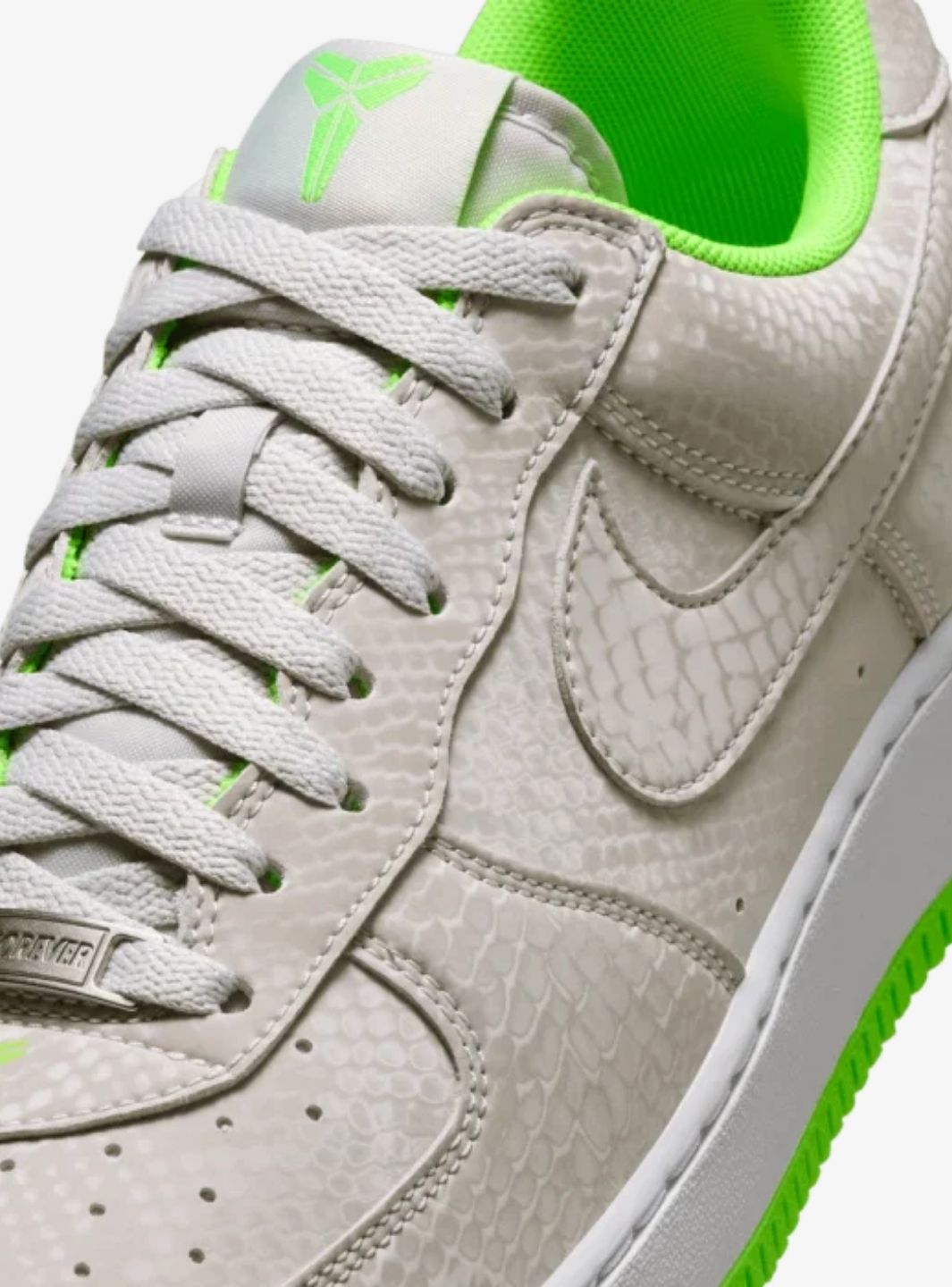 Nike Air Force 1 Low Kobe Bryant Forever Vast Grey Electric Green - IB0018-006 | ResellZone