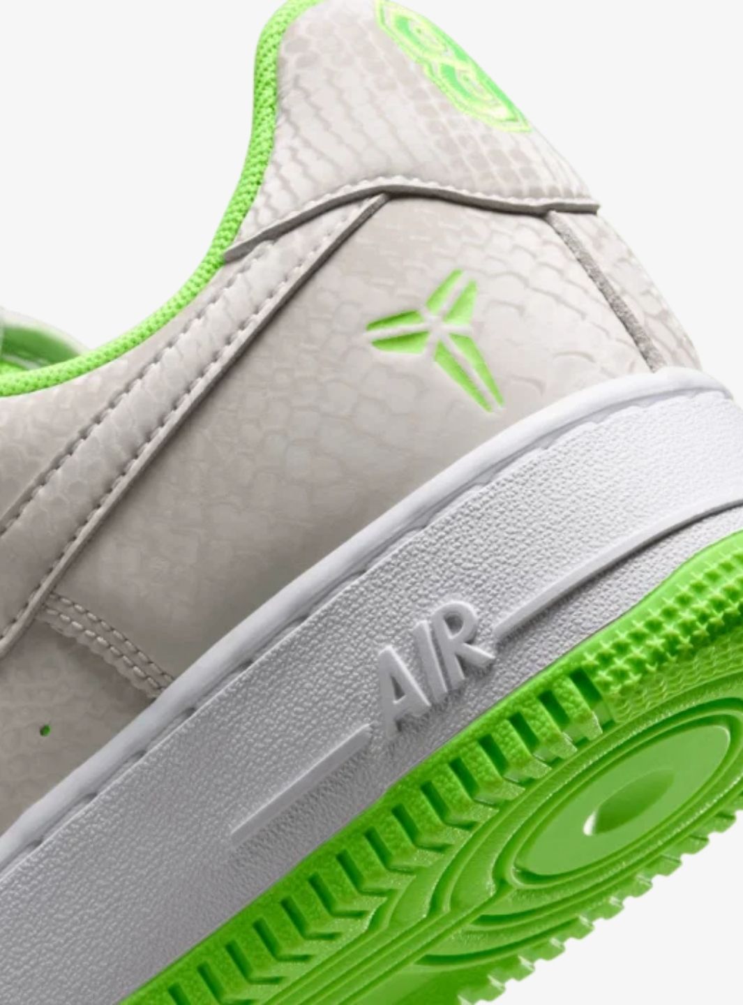 Nike Air Force 1 Low Kobe Bryant Forever Vast Grey Electric Green - IB0018-006 | ResellZone