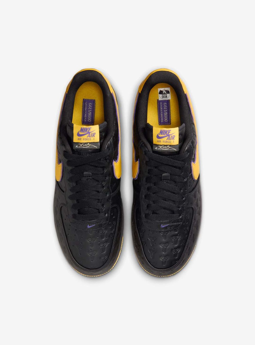 Nike Air Force 1 Low Kobe Bryant Lakers Away (Numbered Edition of 8000) - HV5122-001 | ResellZone