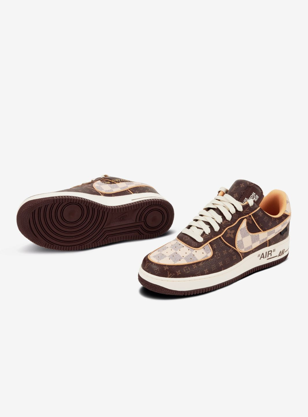 Nike Air Force 1 Low Louis Vuitton Monogram Brown Damier Azur | ResellZone