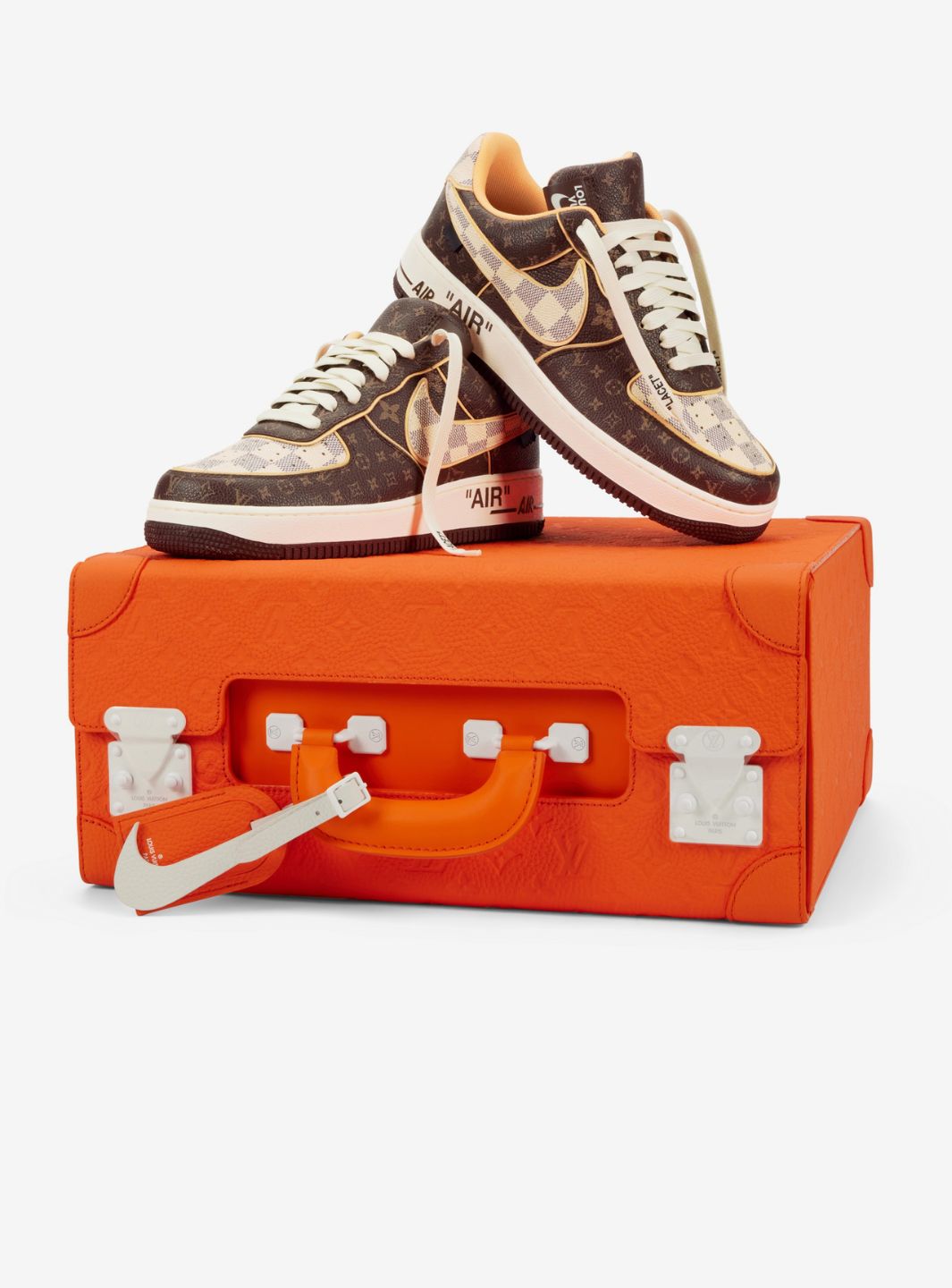 Nike Air Force 1 Low Louis Vuitton Monogram Brown Damier Azur | ResellZone