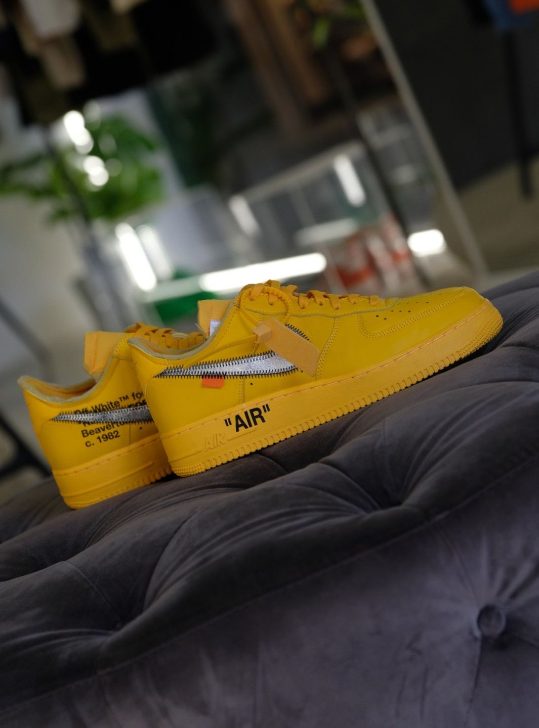 Nike Air Force 1 Low Off-White ICA University Gold - DD1876-700 | ResellZone
