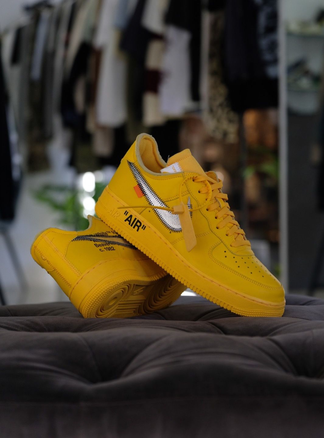 Nike Air Force 1 Low Off-White ICA University Gold - DD1876-700 | ResellZone