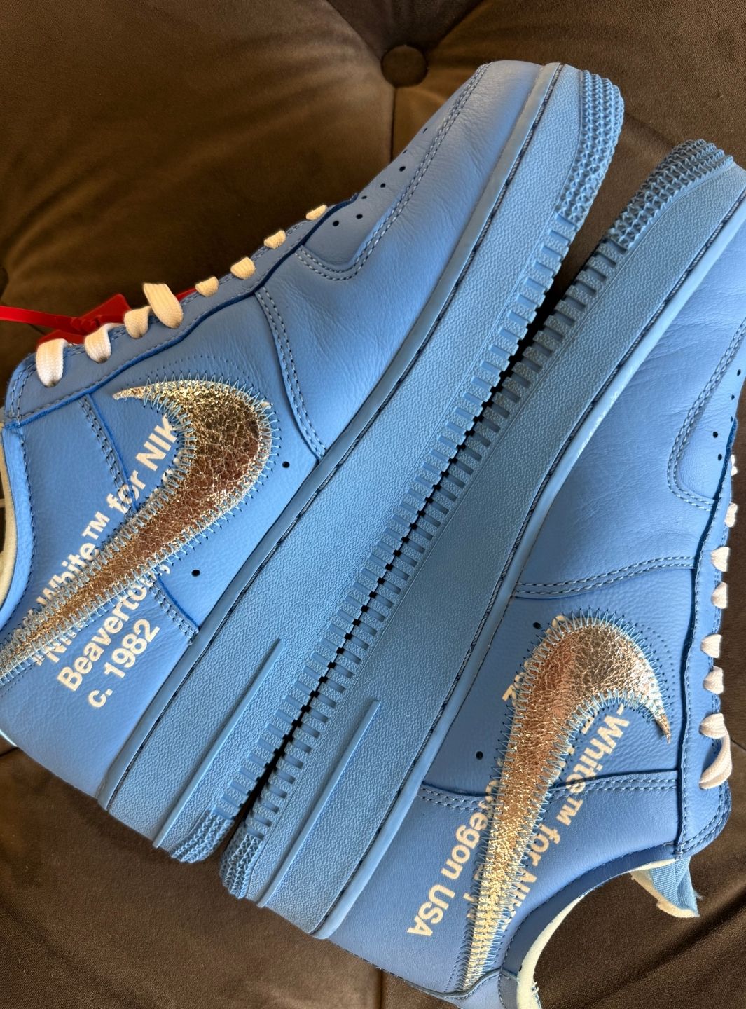 Nike Air Force 1 Low Off-White MCA University Blue - Sneakers Usate | ResellZone