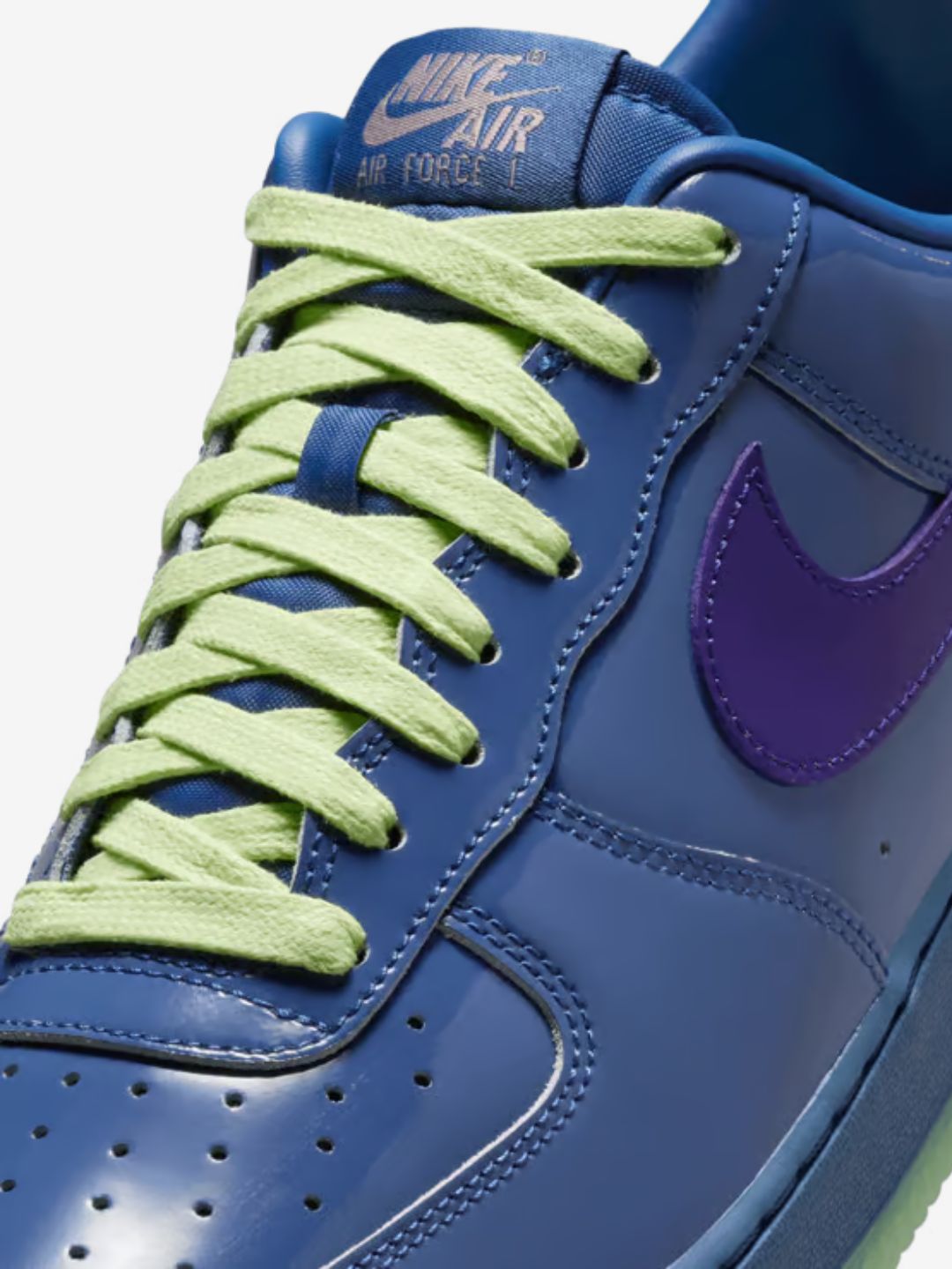 Nike Air Force 1 Low Patent Leather Mystic Navy Grape Ice - IO4489-400 | ResellZone