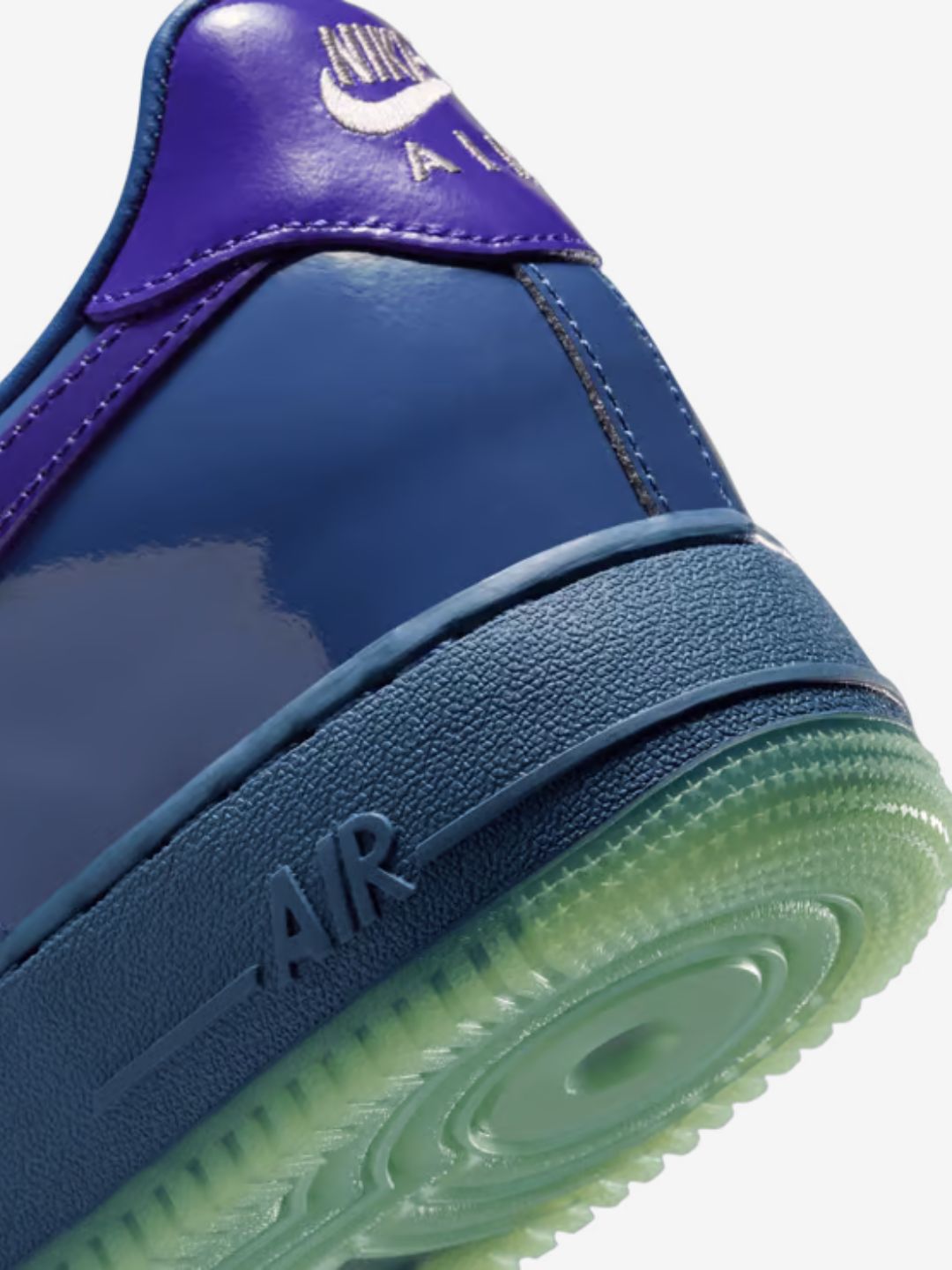 Nike Air Force 1 Low Patent Leather Mystic Navy Grape Ice - IO4489-400 | ResellZone